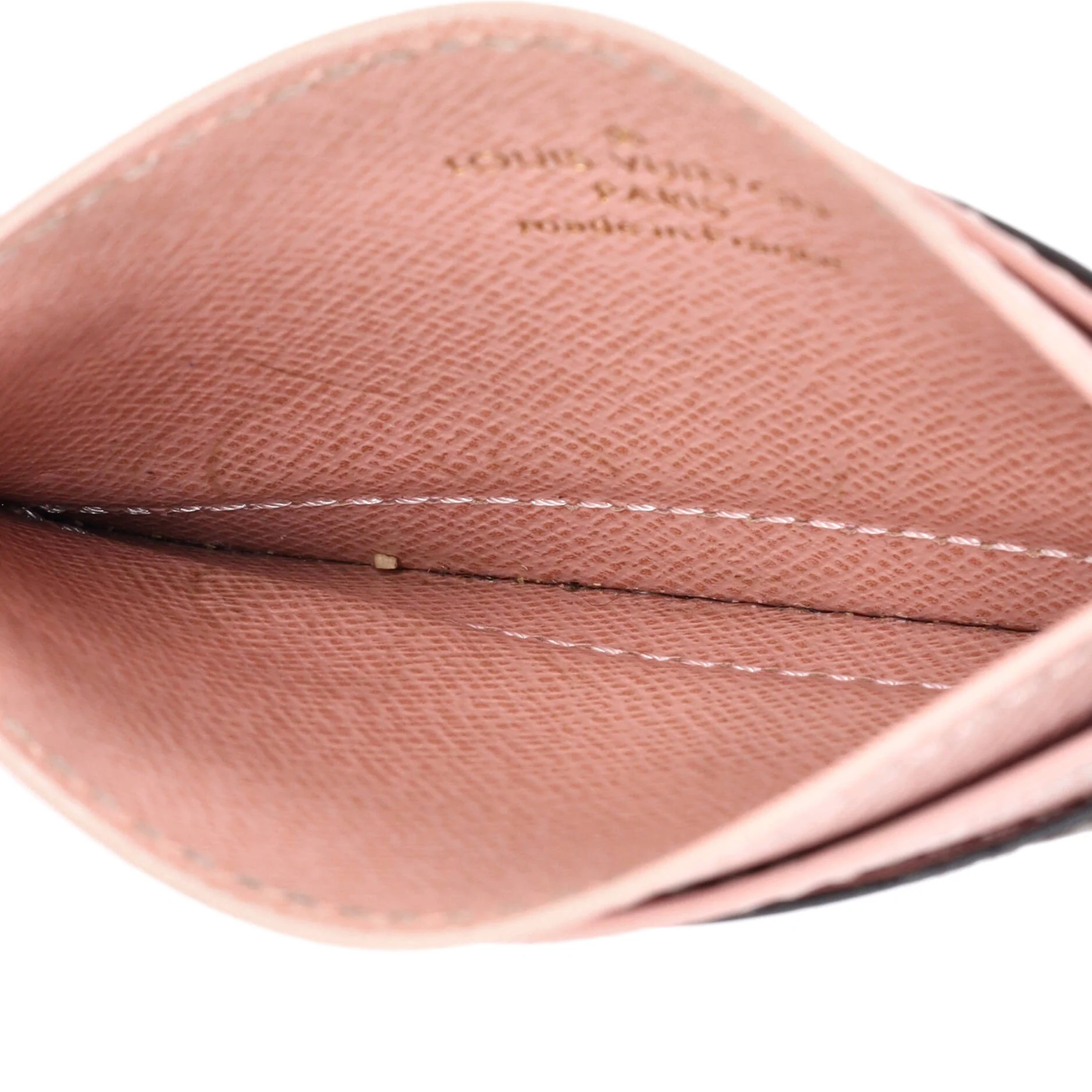 LV Charms Card Holder Monogram Canvas and Leather - Image 5