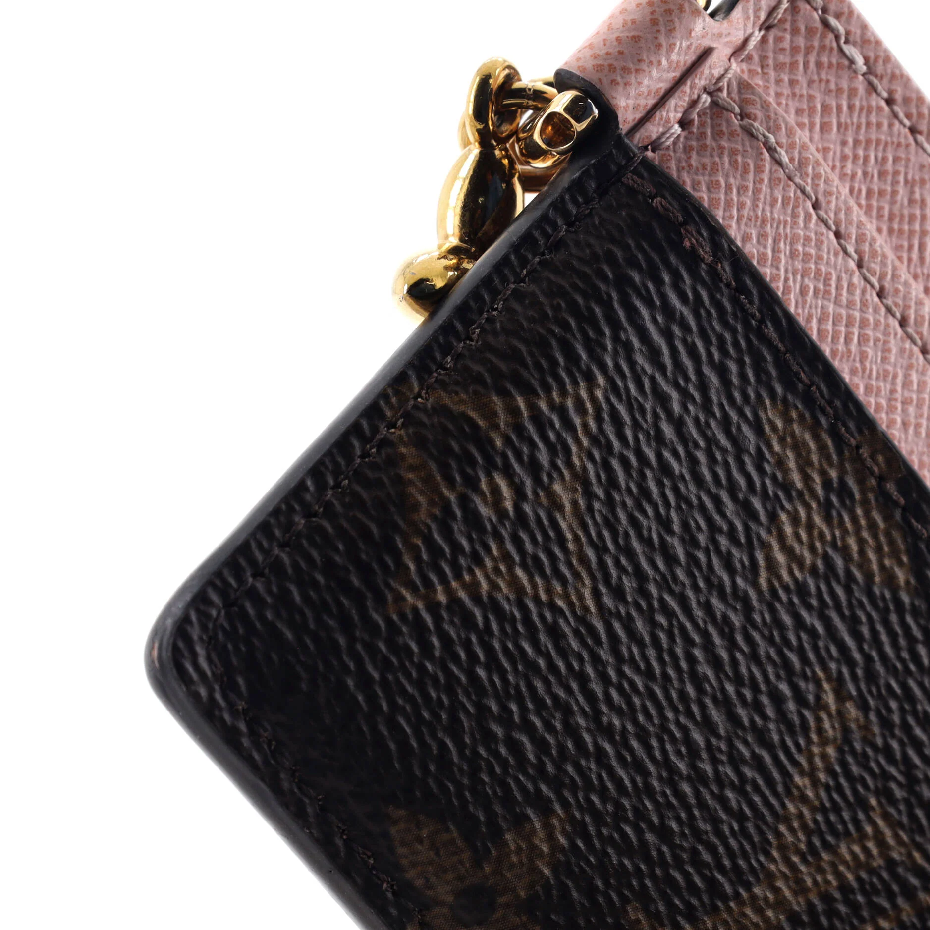 LV Charms Card Holder Monogram Canvas and Leather - Image 6