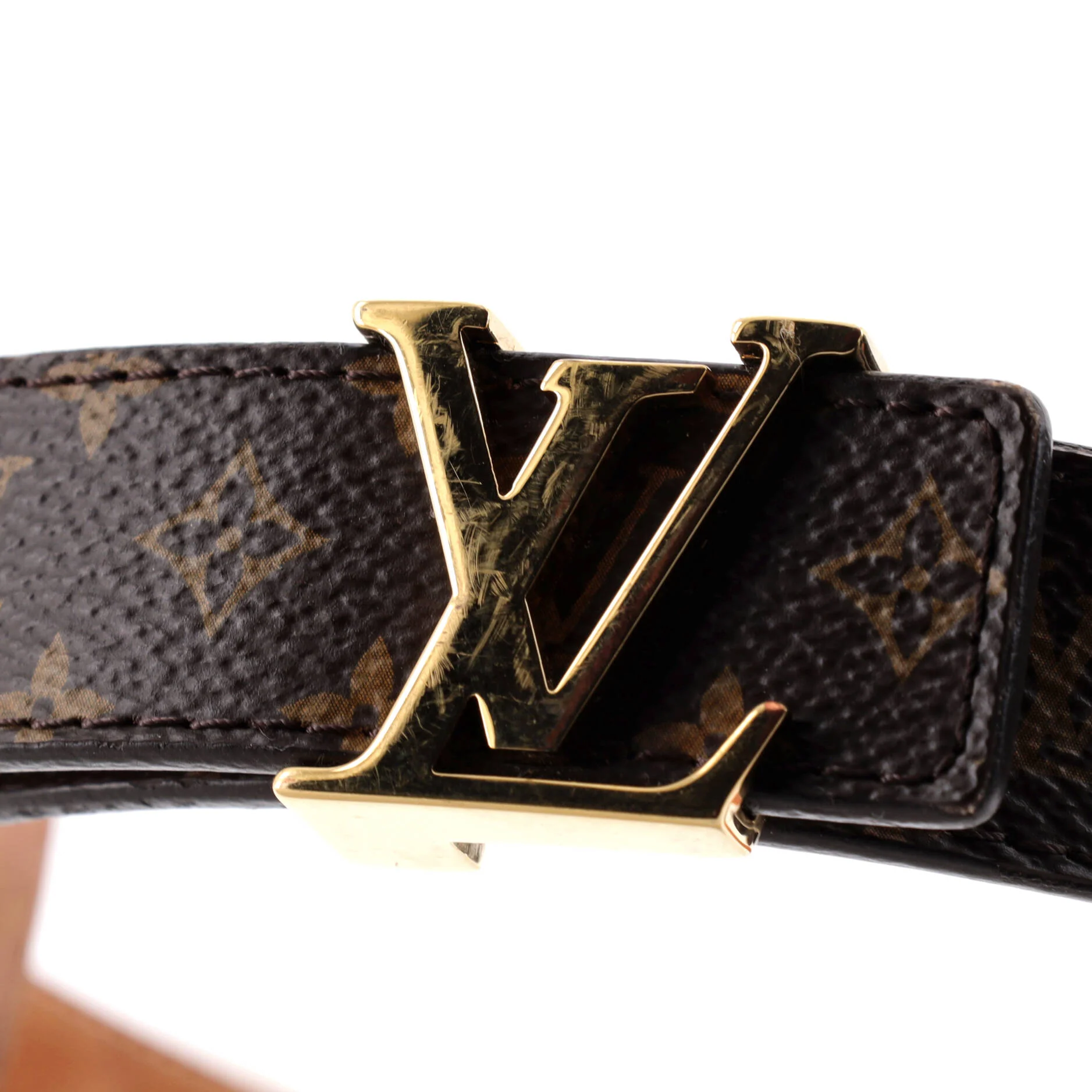 LV Initiales Belt Monogram Canvas Thin - Image 4