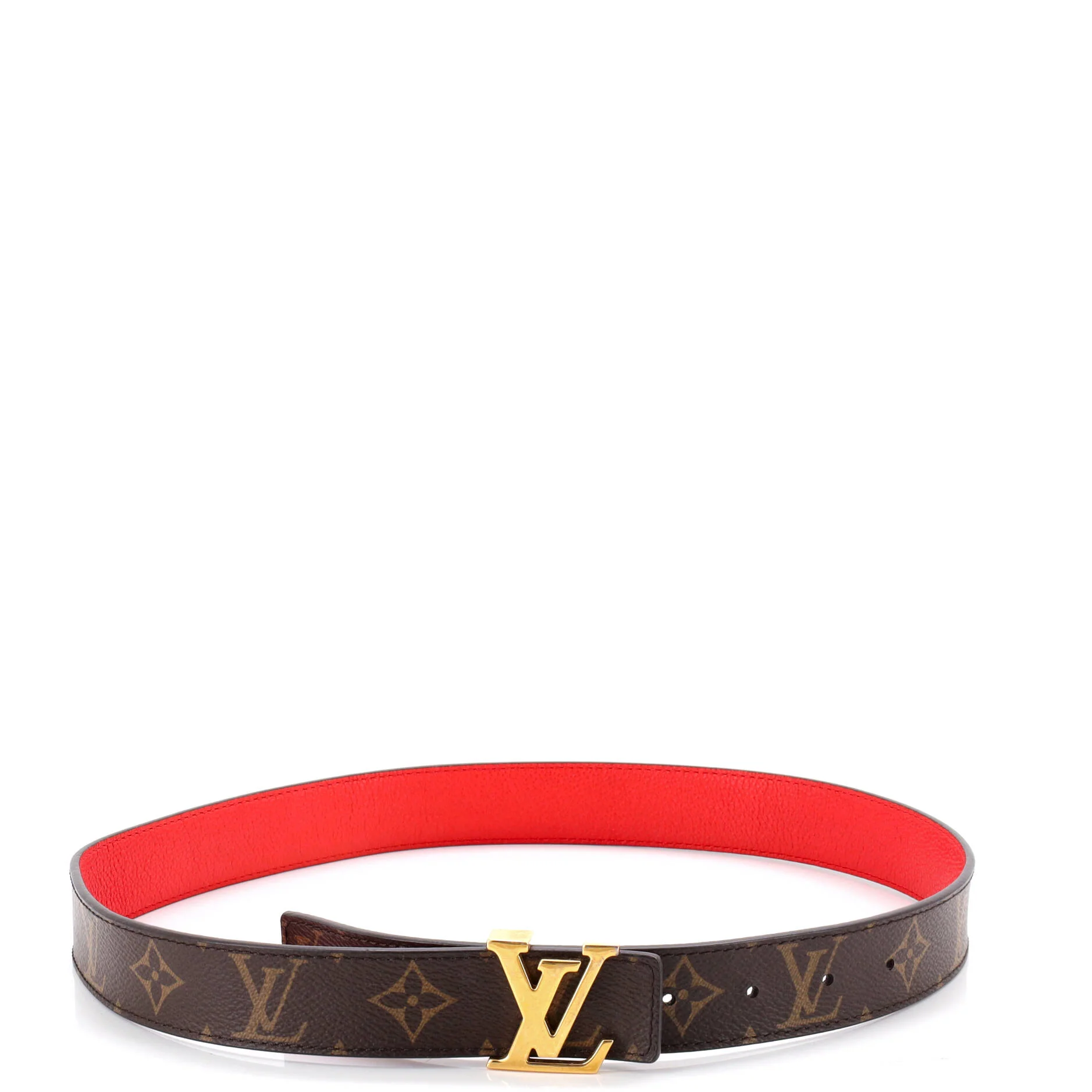 LV Initiales Reversible Belt Monogram Canvas and Leather Thin - Image 2