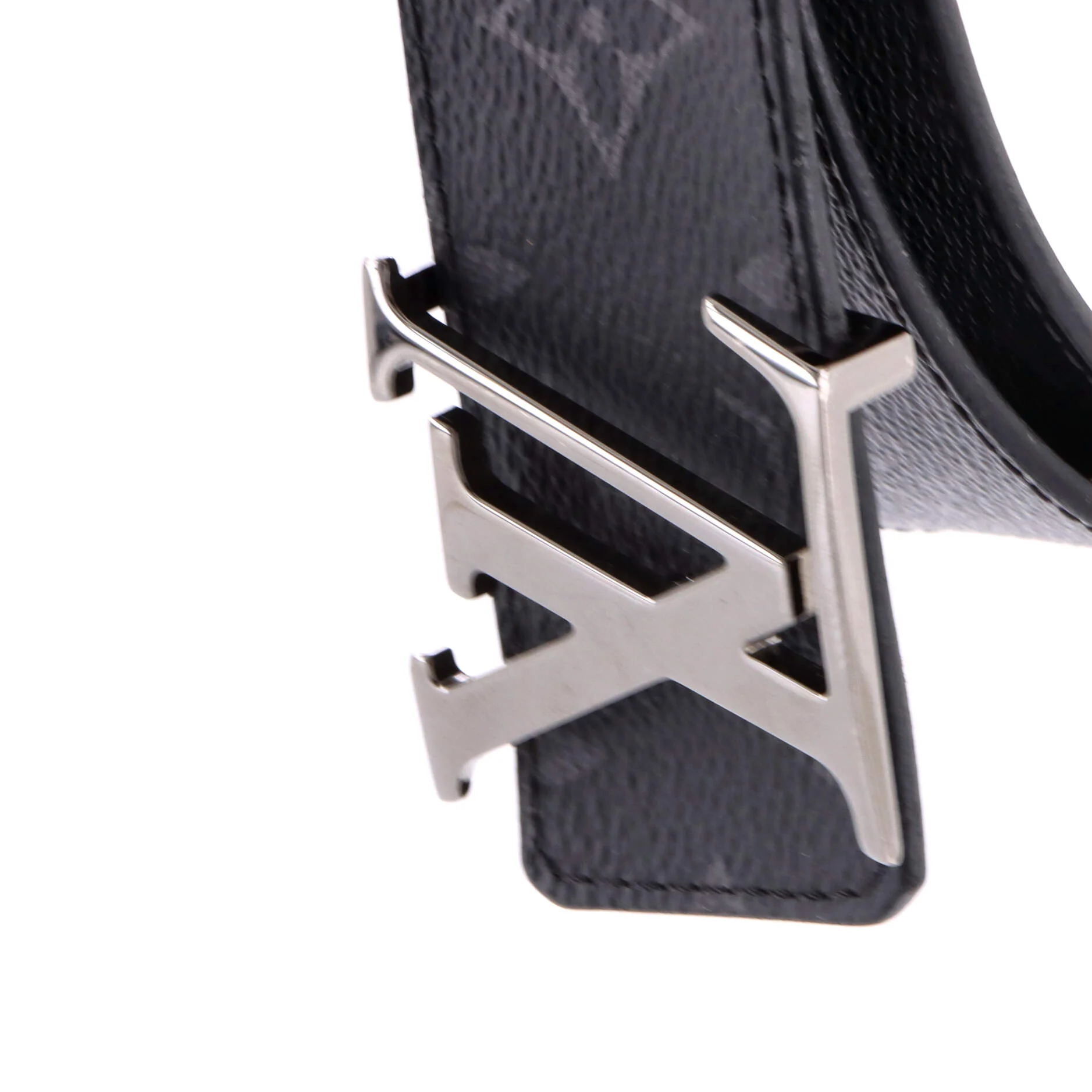LV Initiales Reversible Belt Monogram Eclipse Canvas and Leather Wide - Image 3