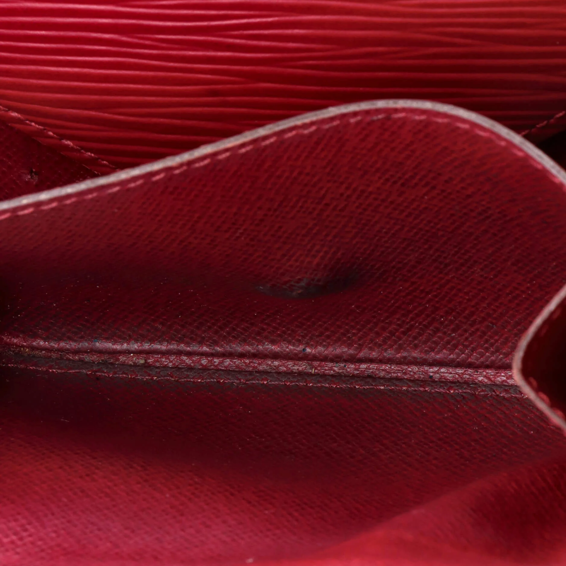 Marie-Lou Wallet Monogram Canvas and Epi Leather Compact - Image 5