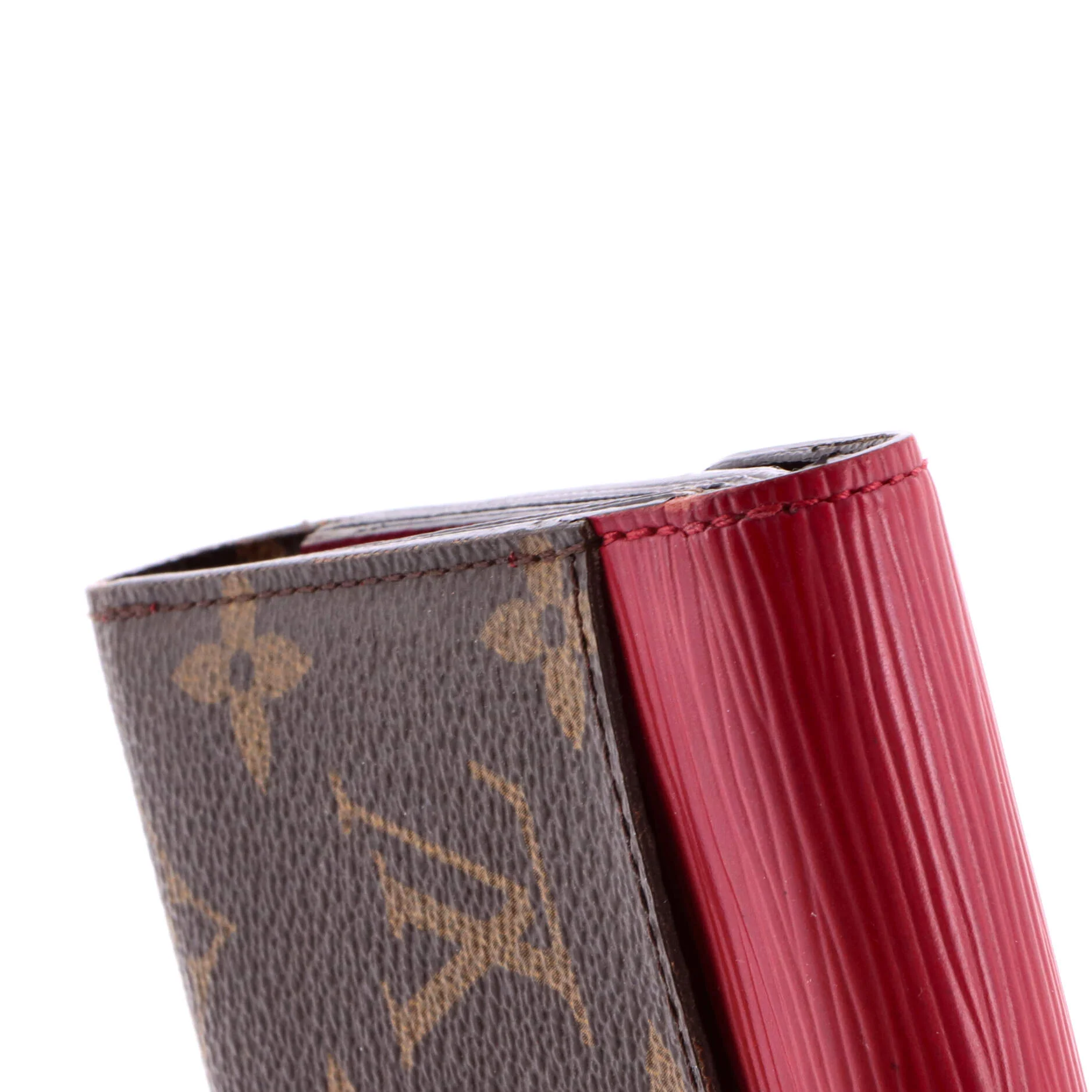 Marie-Lou Wallet Monogram Canvas and Epi Leather Compact - Image 6