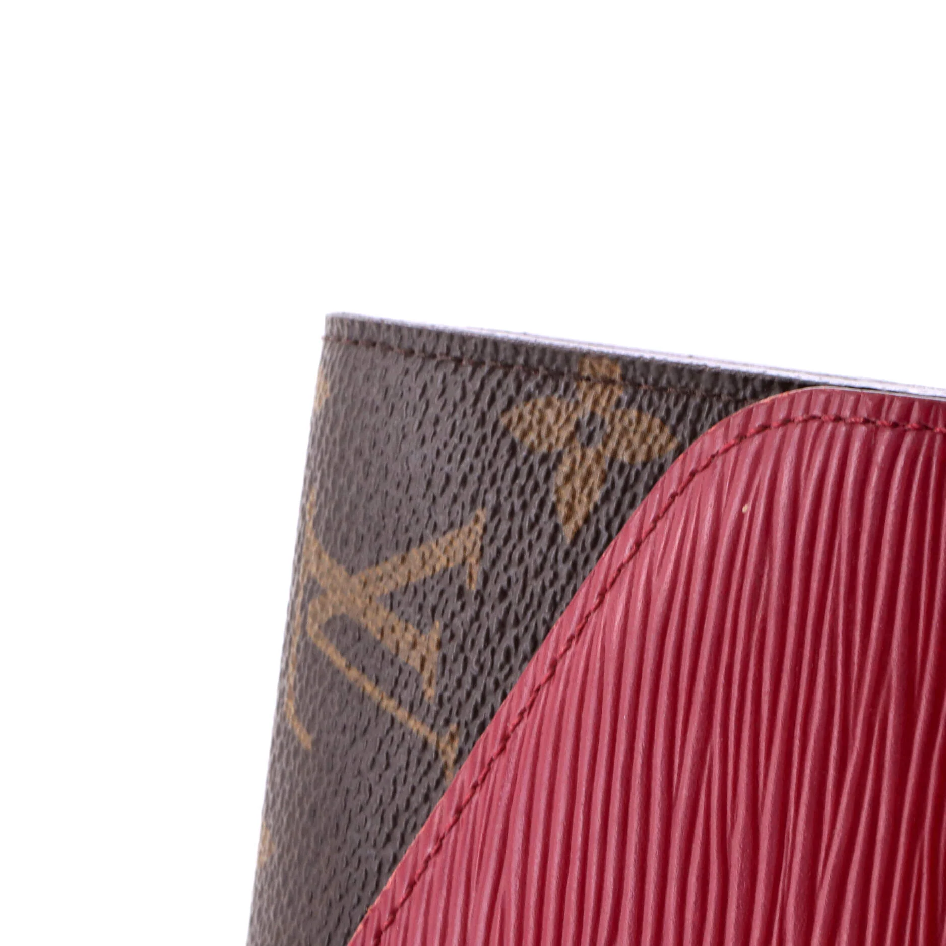 Marie-Lou Wallet Monogram Canvas and Epi Leather Compact - Image 8