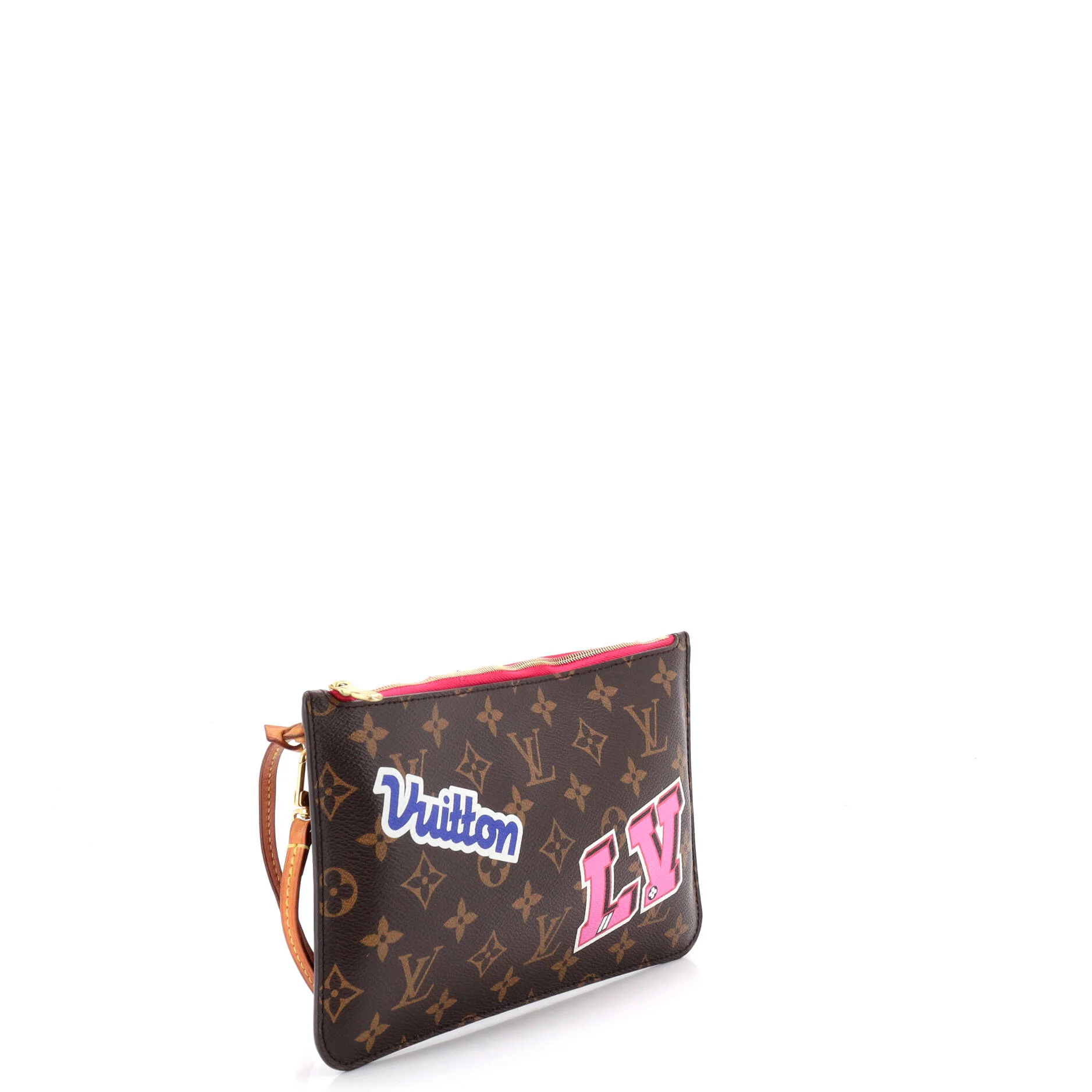 Neverfull Pochette Limited Edition Patches Monogram Canvas Large - Image 2