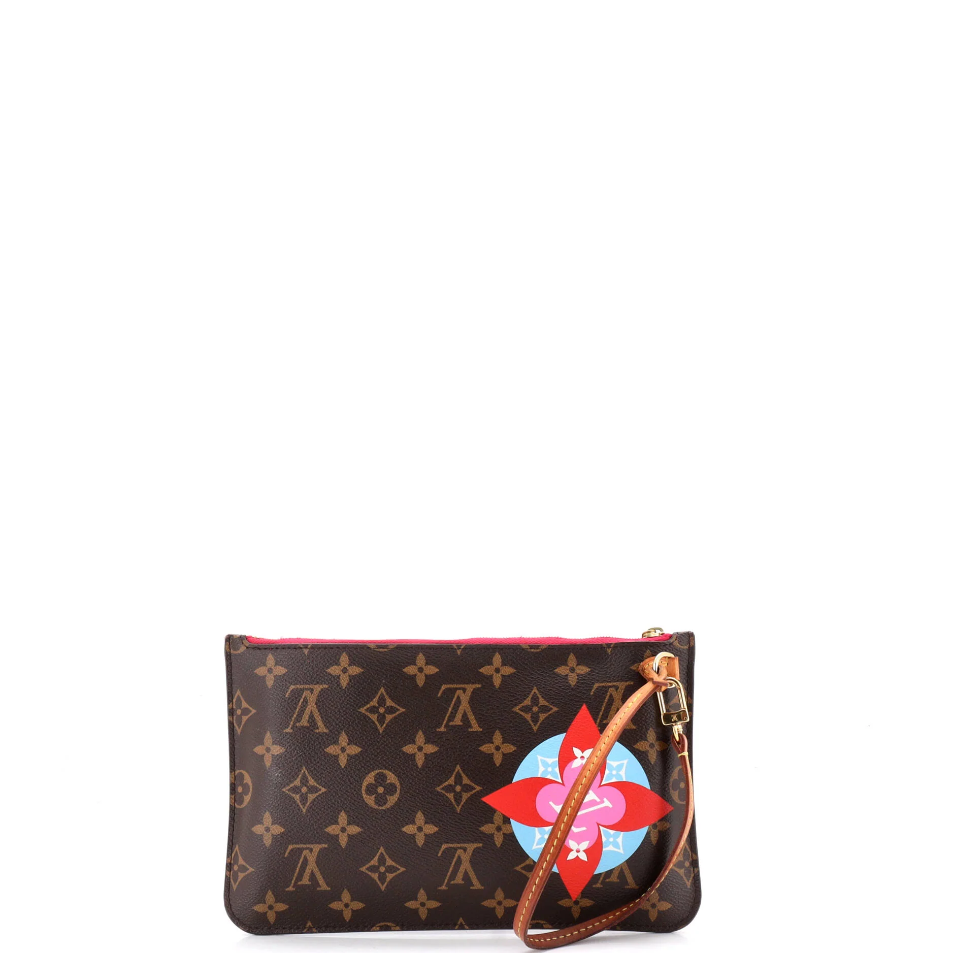 Neverfull Pochette Limited Edition Patches Monogram Canvas Large - Image 3