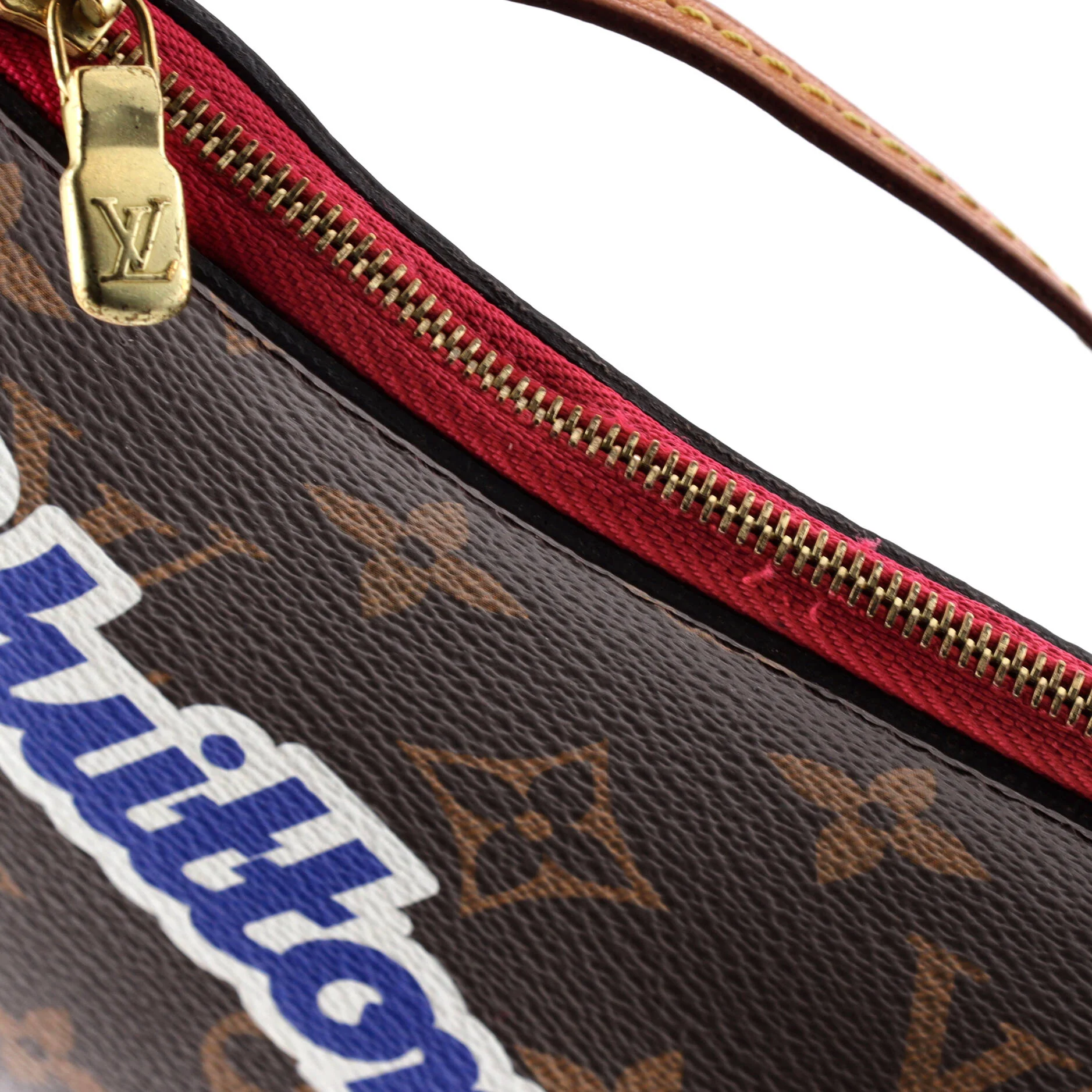 Neverfull Pochette Limited Edition Patches Monogram Canvas Large - Image 6