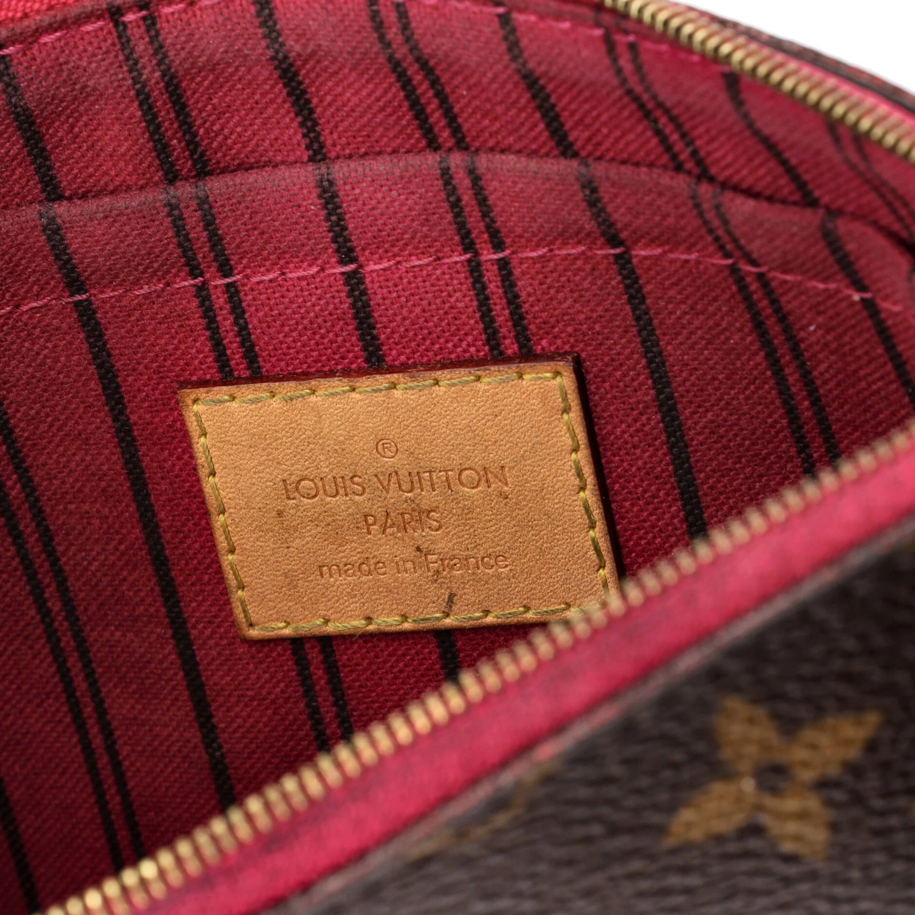 Neverfull Pochette Monogram Canvas Large - Image 7