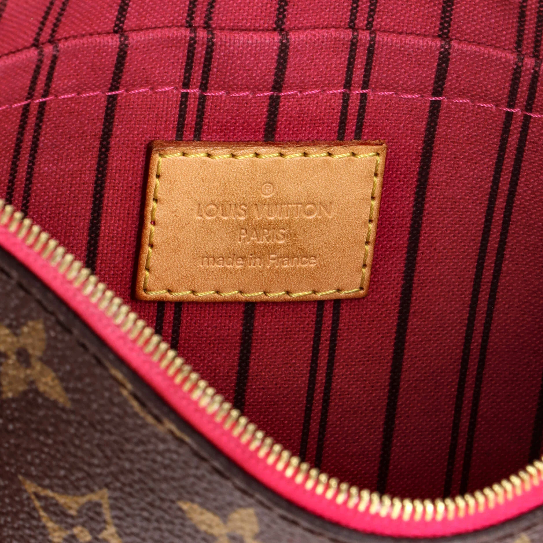 Neverfull Pochette Monogram Canvas Large - Image 8
