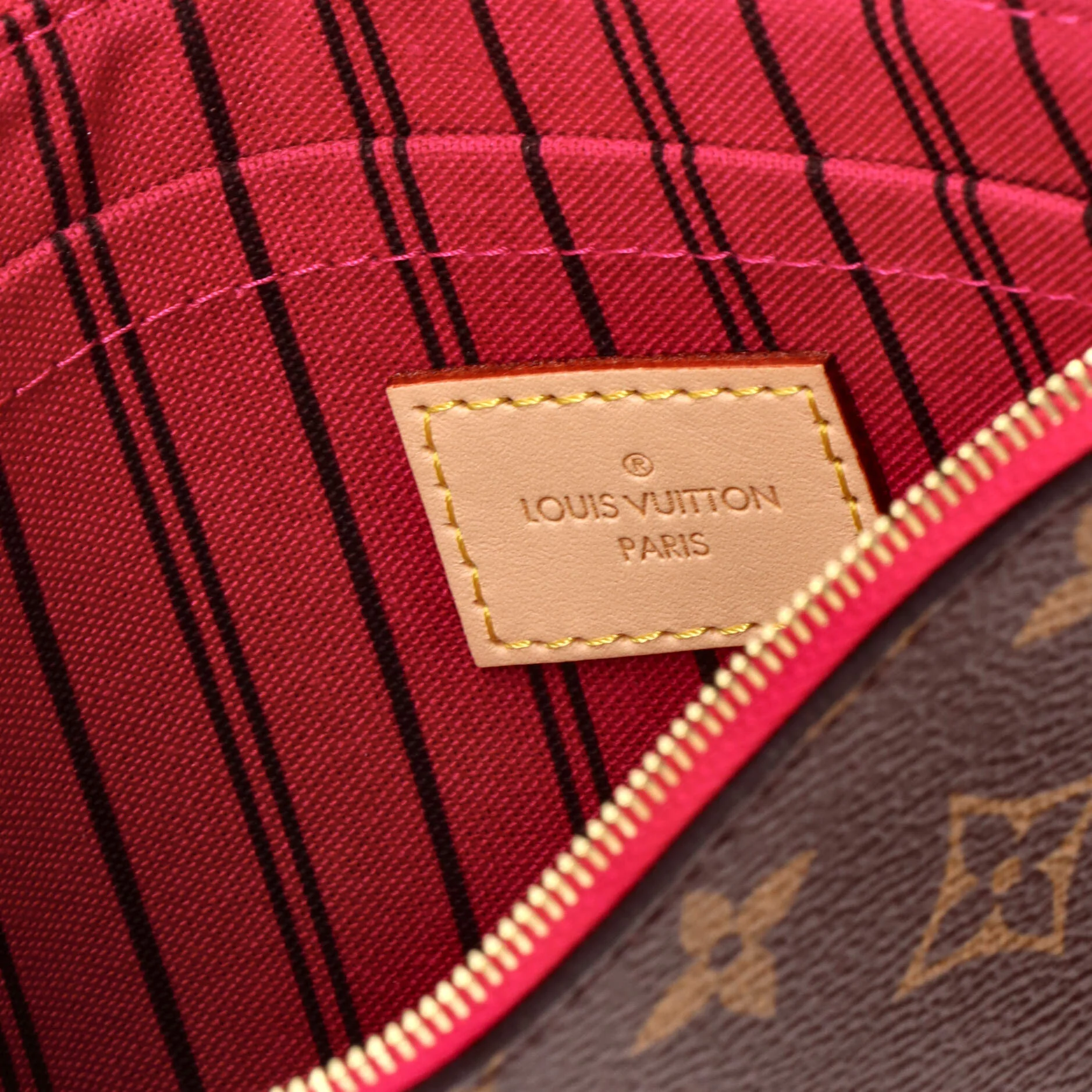 Neverfull Pochette Monogram Canvas Large - Image 8