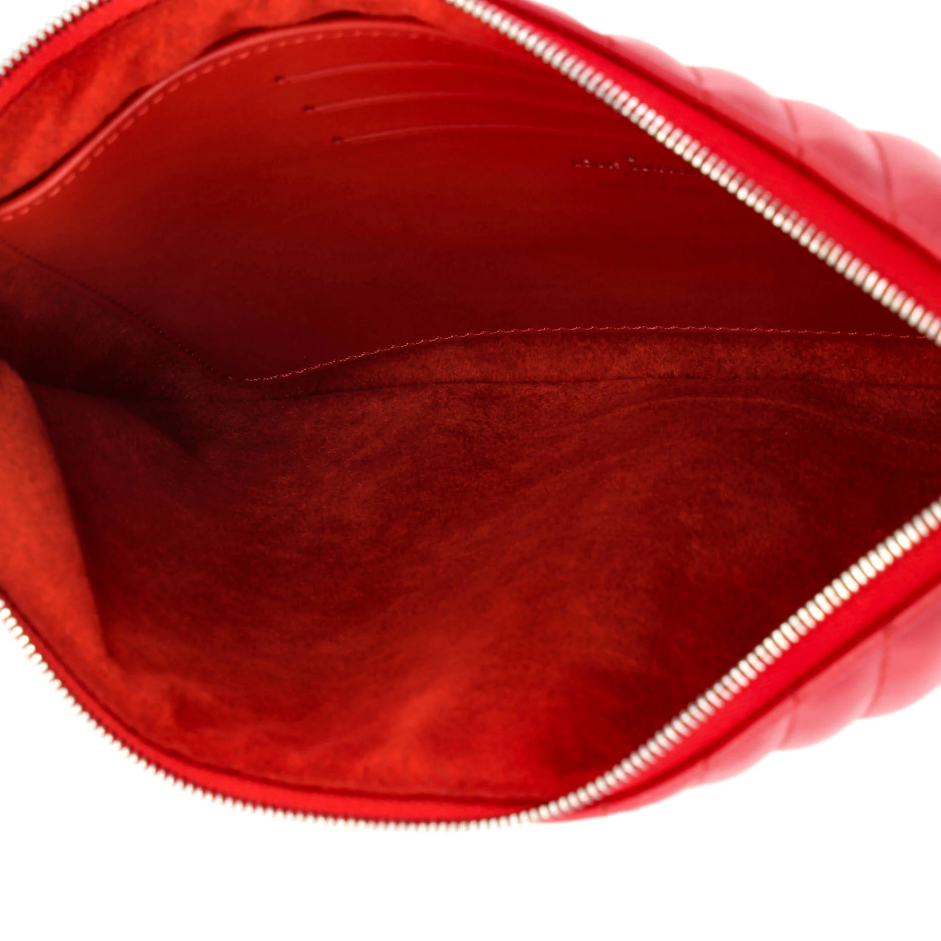 New Wave Zipped Pochette Quilted Leather - Image 5