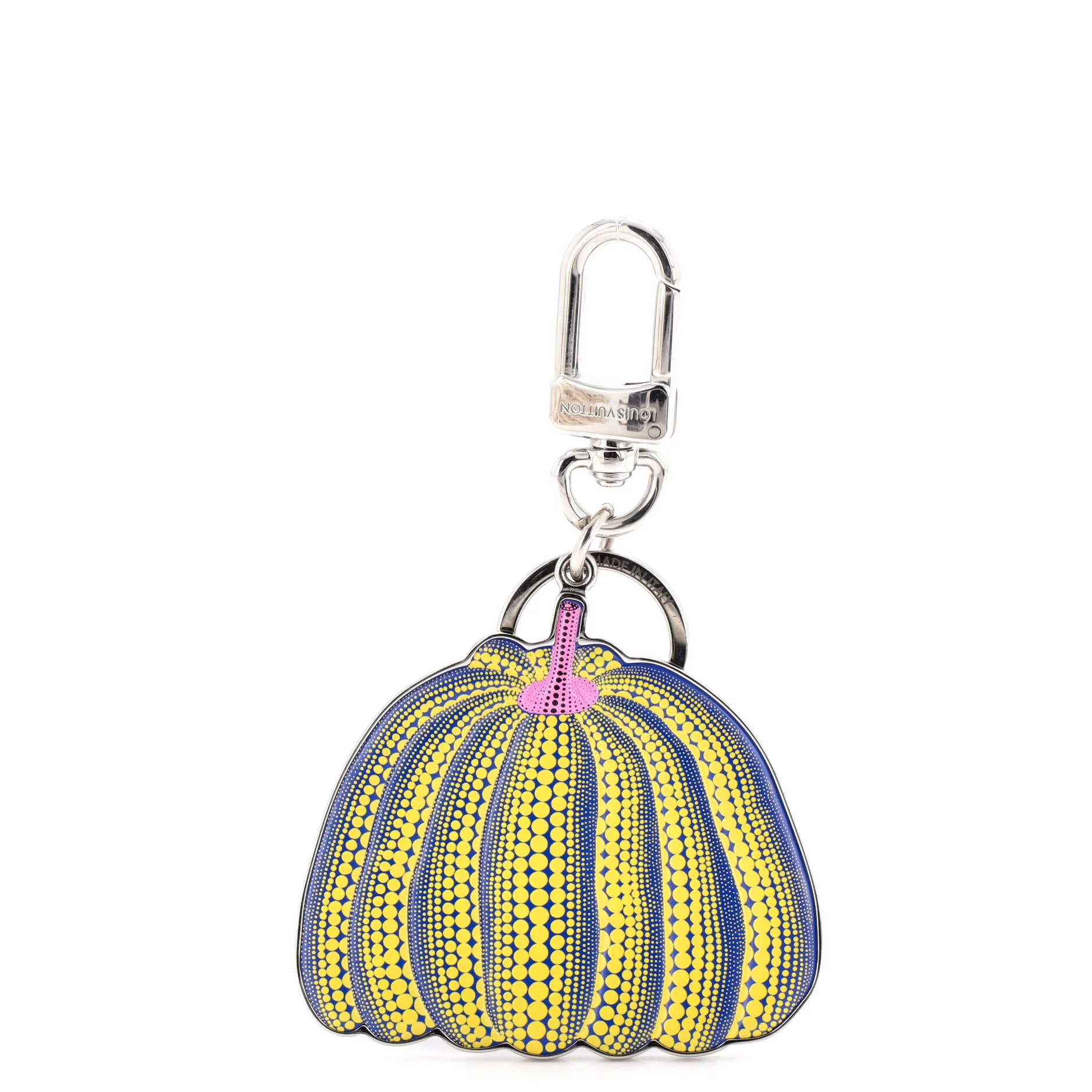 Pumpkin Bag Charm and Key Holder Yayoi Kusama Pumpkins Leather