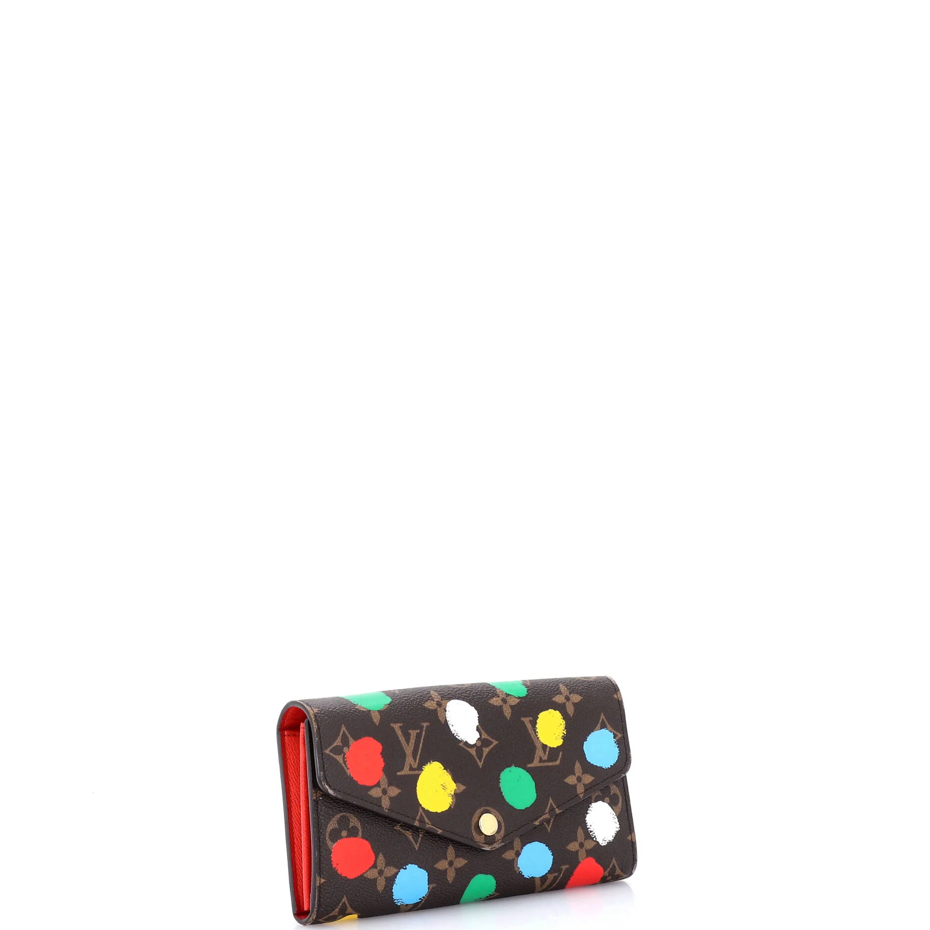 Sarah Wallet NM Yayoi Kusama Painted Dots Monogram Canvas - Image 2