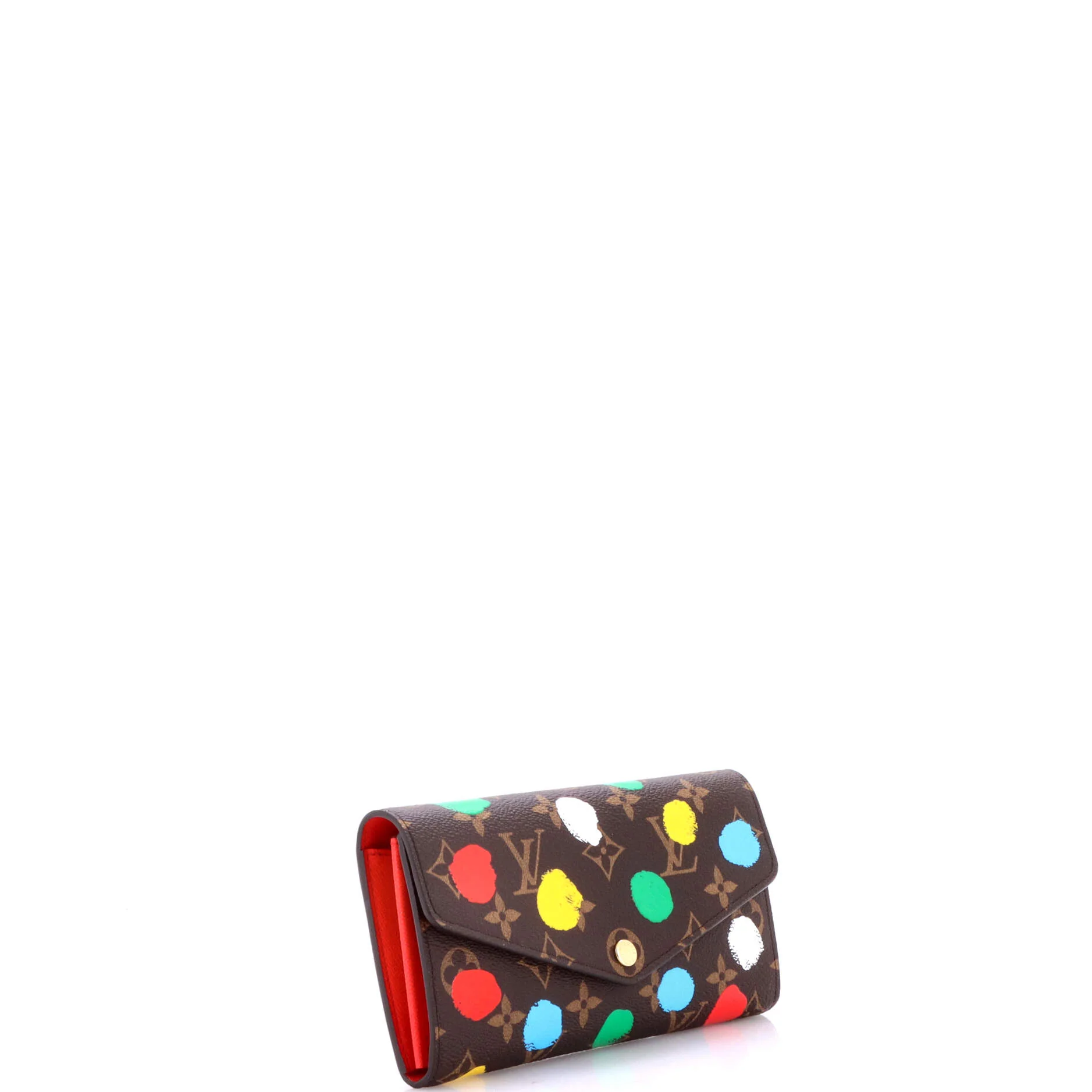 Sarah Wallet NM Yayoi Kusama Painted Dots Monogram Canvas - Image 2