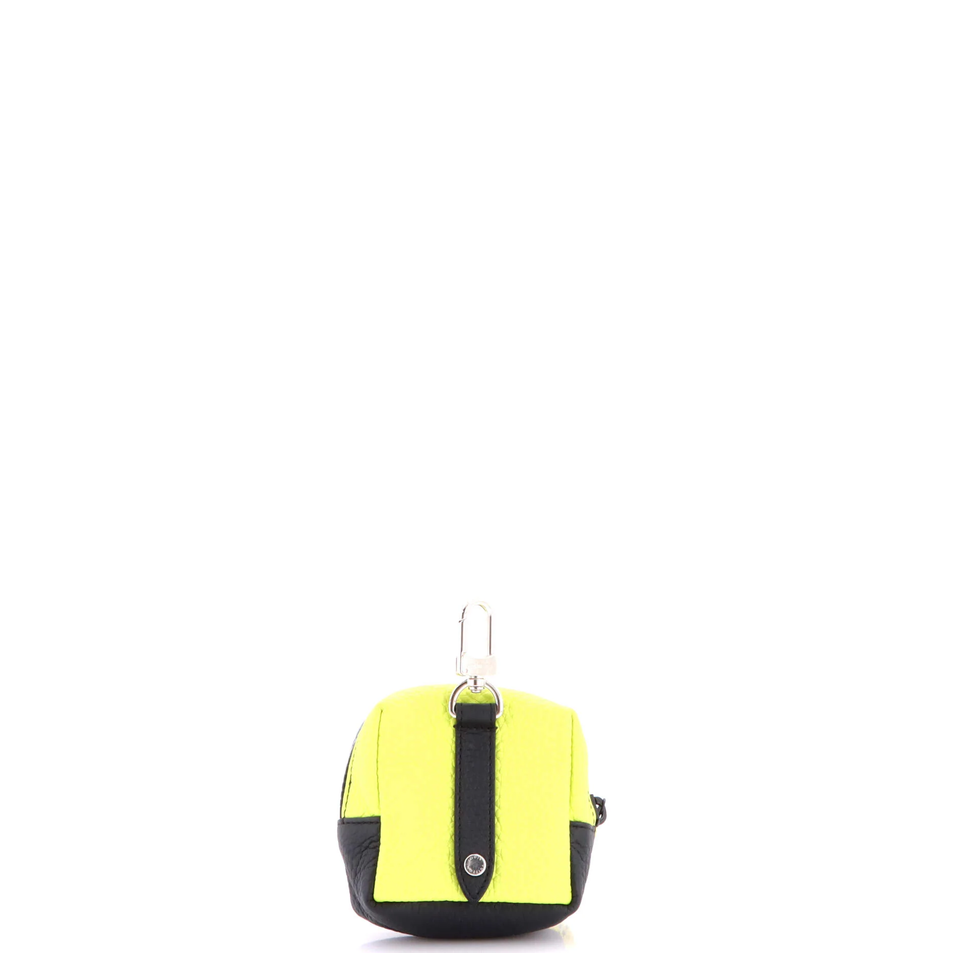 Square Pouch Bag Charm and Key Holder Daybreak Colorblock Monogram Taurillon Leather - Image 3