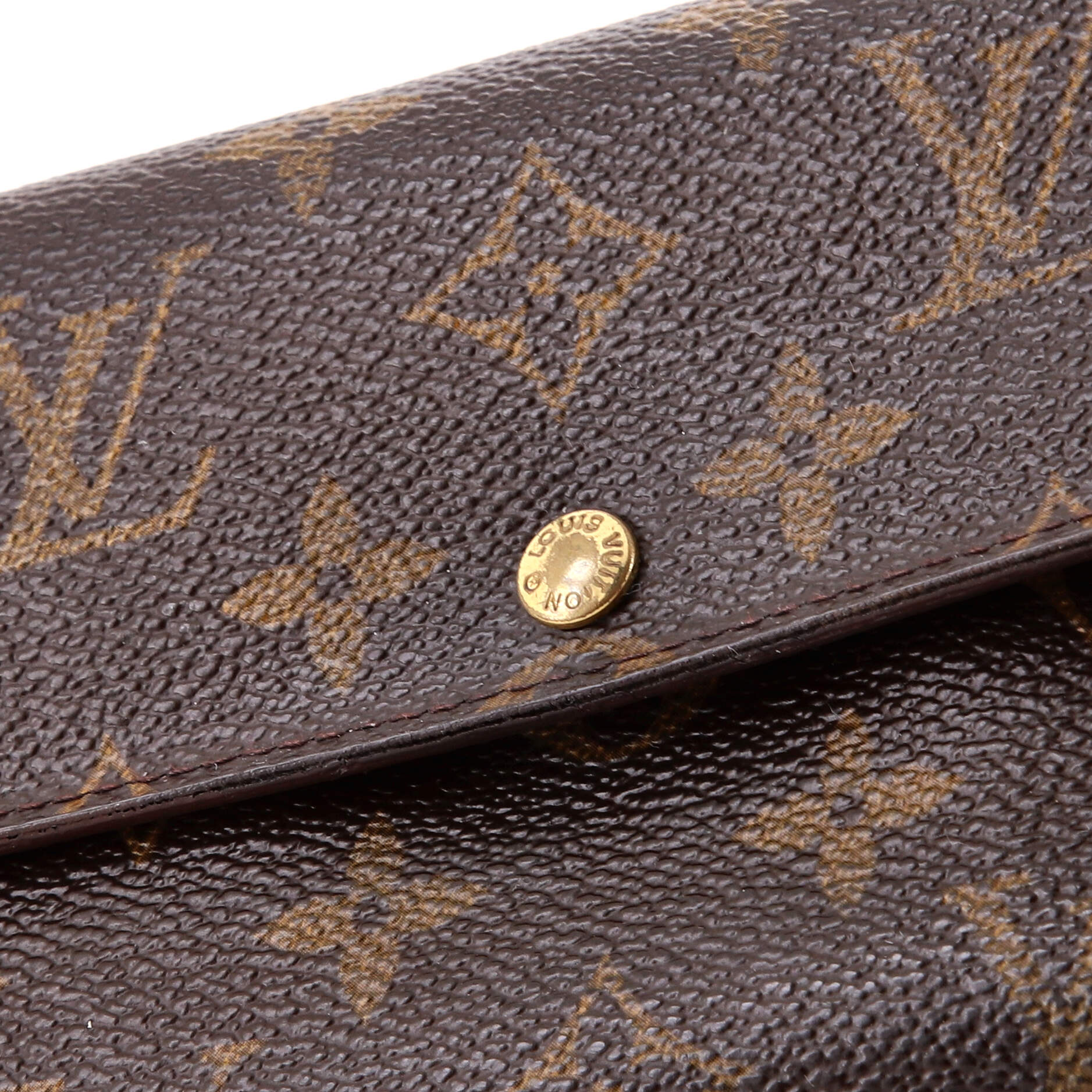 Vintage Sarah Wallet Monogram Canvas - Image 7