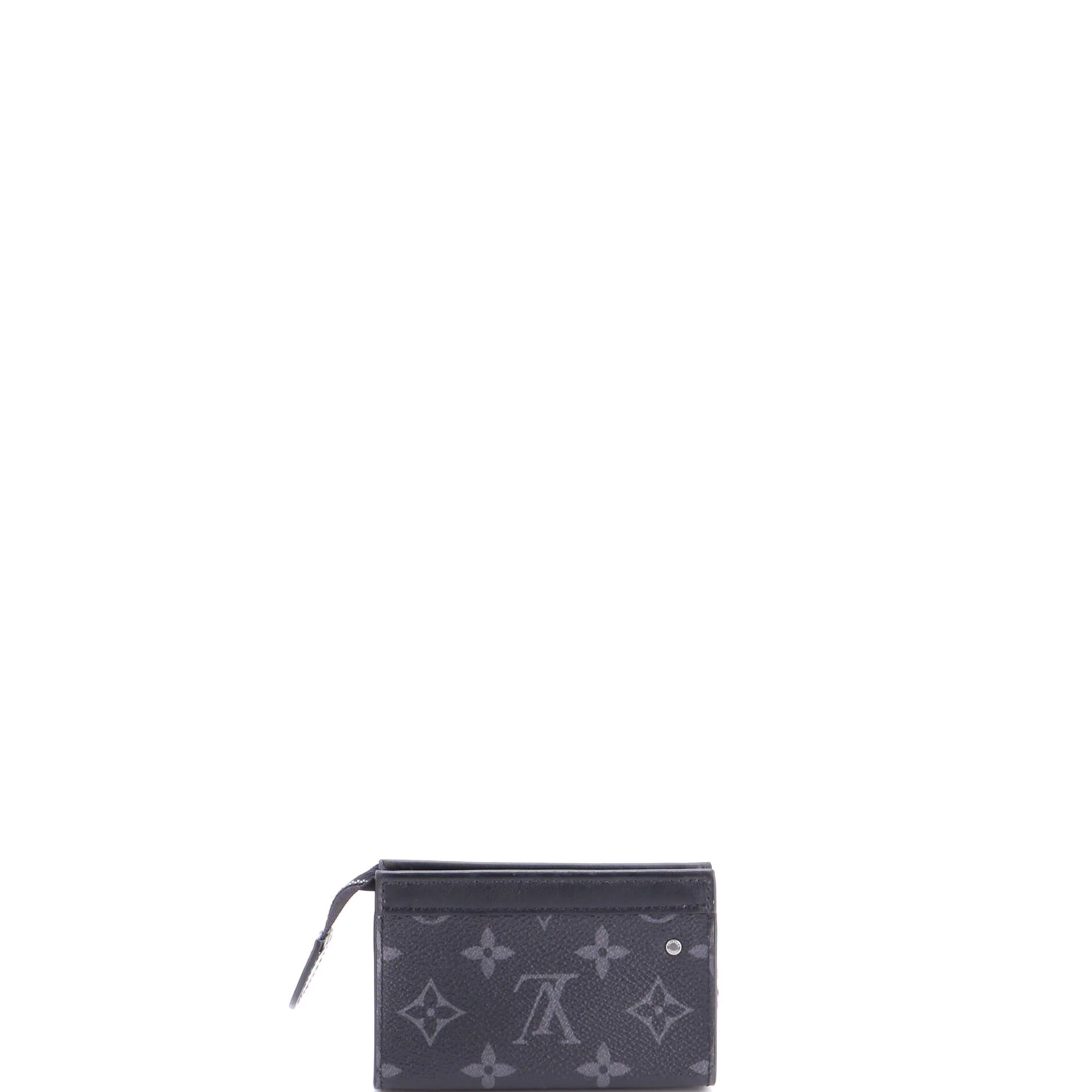 Voyage Key Pouch Monogram Eclipse Canvas - Image 3