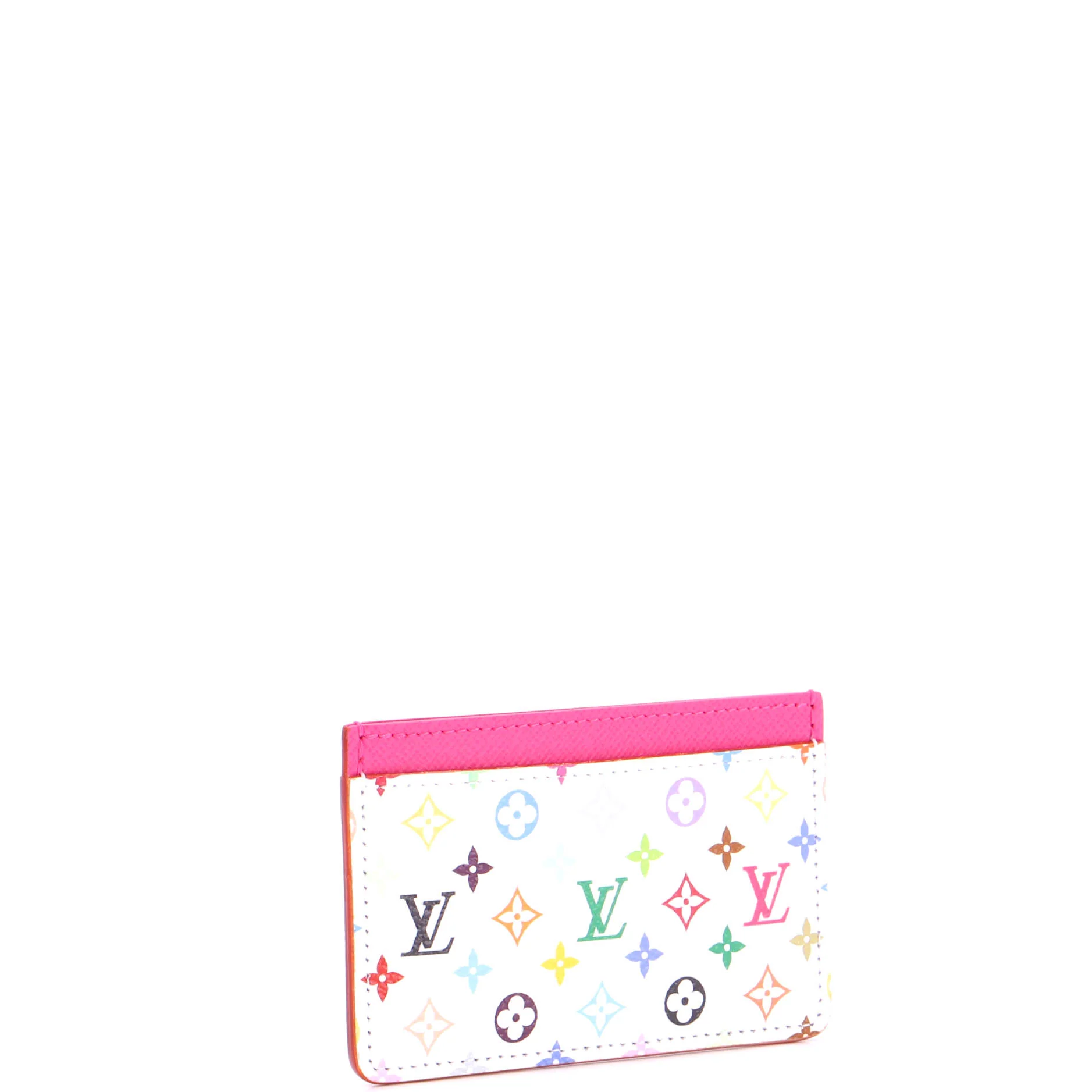 x Takashi Murakami Card Holder Monogram Multicolor with Leather - Image 2