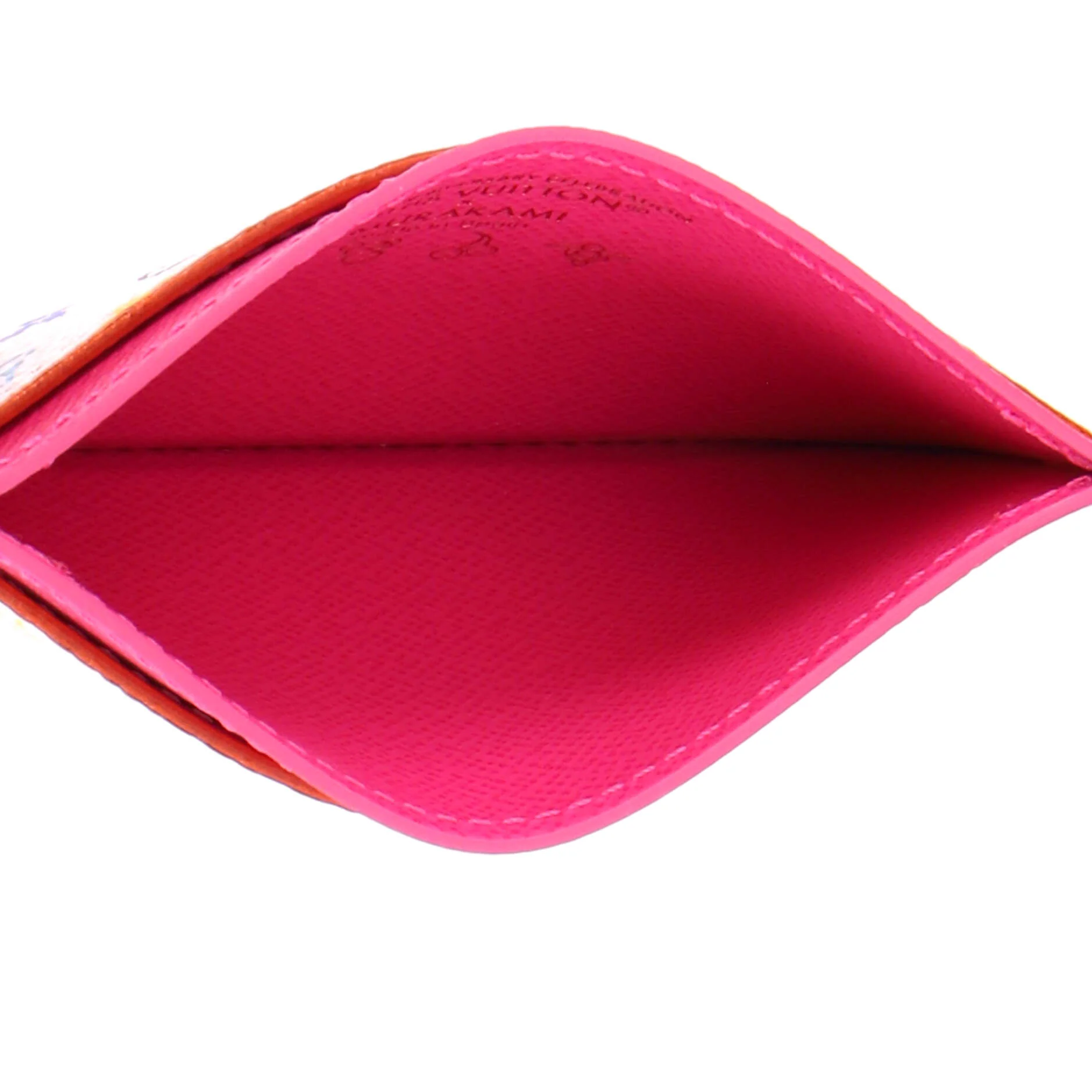 x Takashi Murakami Card Holder Monogram Multicolor with Leather - Image 5