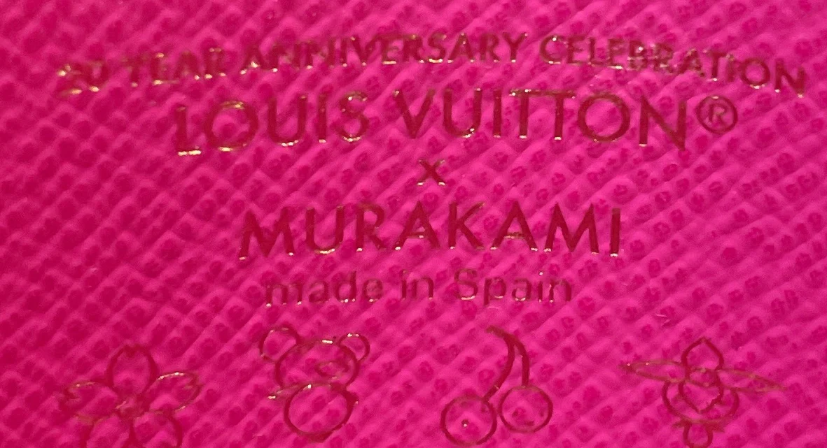 x Takashi Murakami Card Holder Monogram Multicolor with Leather - Image 8