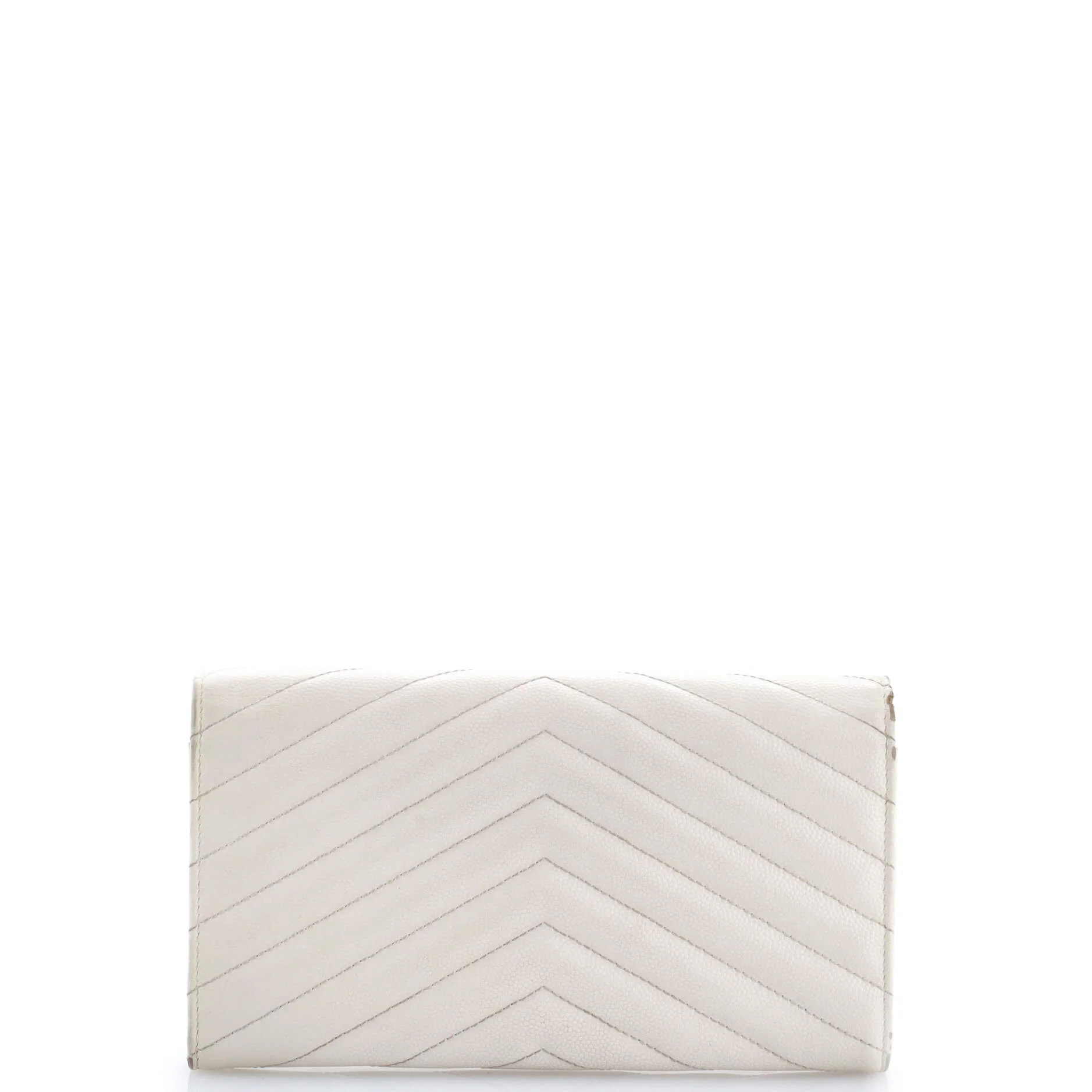 Classic Monogram Flap Wallet Matelasse Chevron Leather Large - Image 3