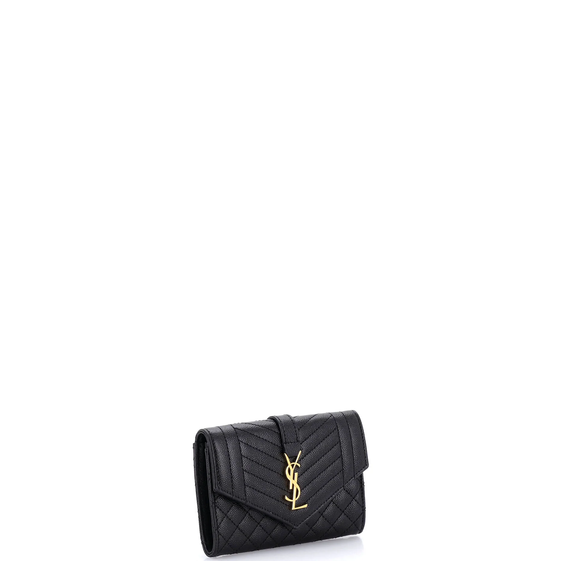 Classic Monogram Flap Wallet Mixed Matelasse Leather Small - Image 2