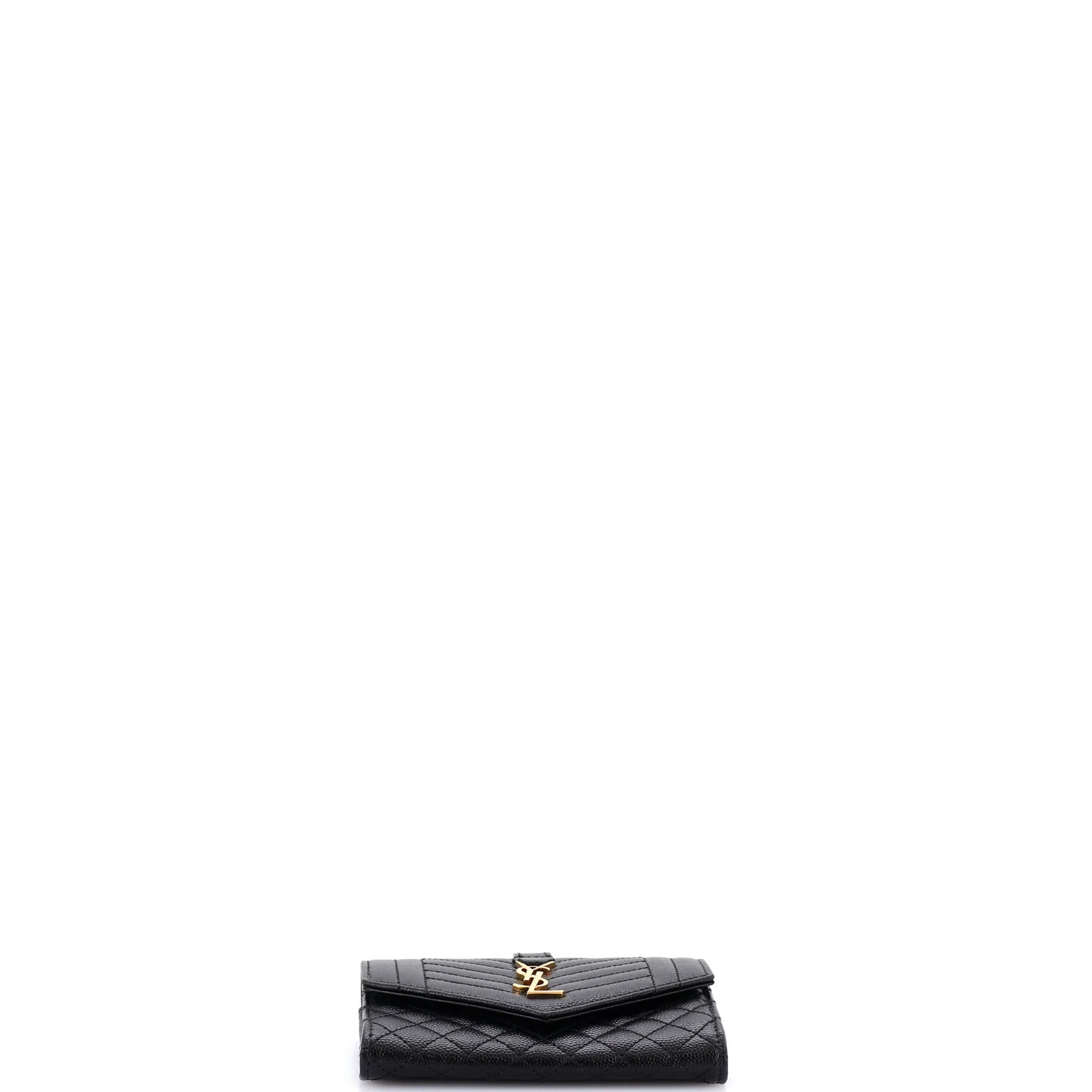Classic Monogram Flap Wallet Mixed Matelasse Leather Small - Image 4