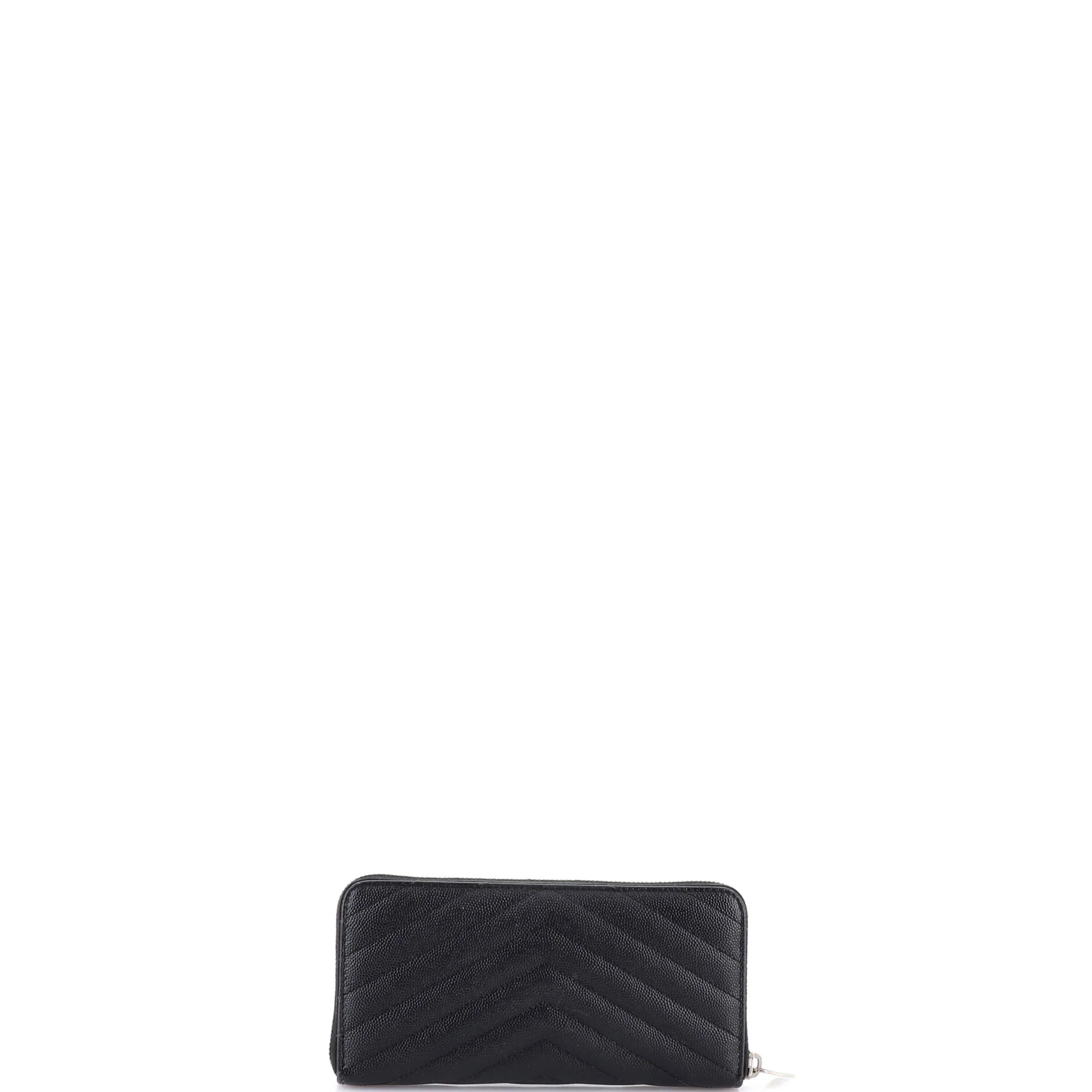Classic Monogram Zip Around Wallet Matelasse Chevron Leather - Image 3