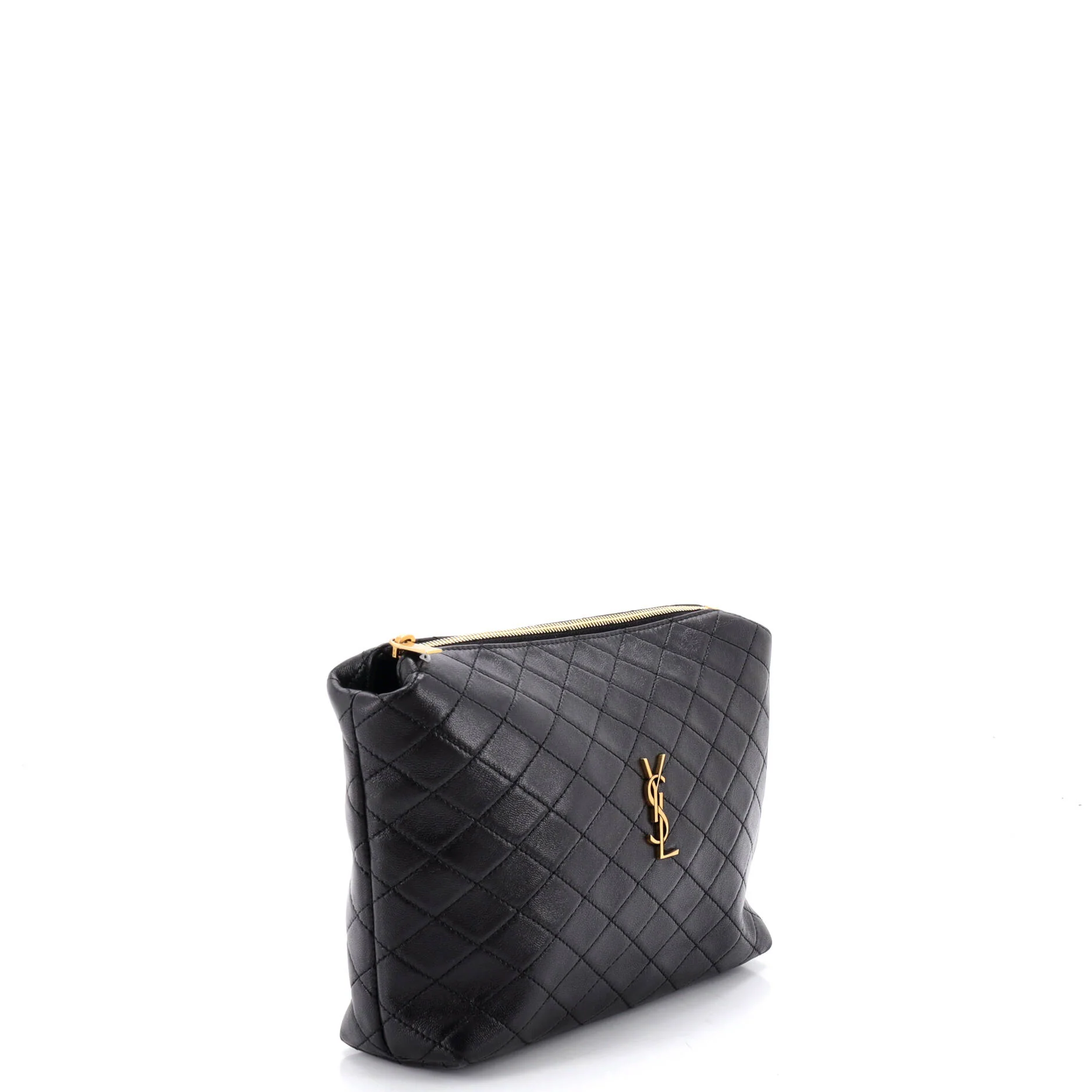 Gaby Zipped Pouch Quilted Leather - Image 2