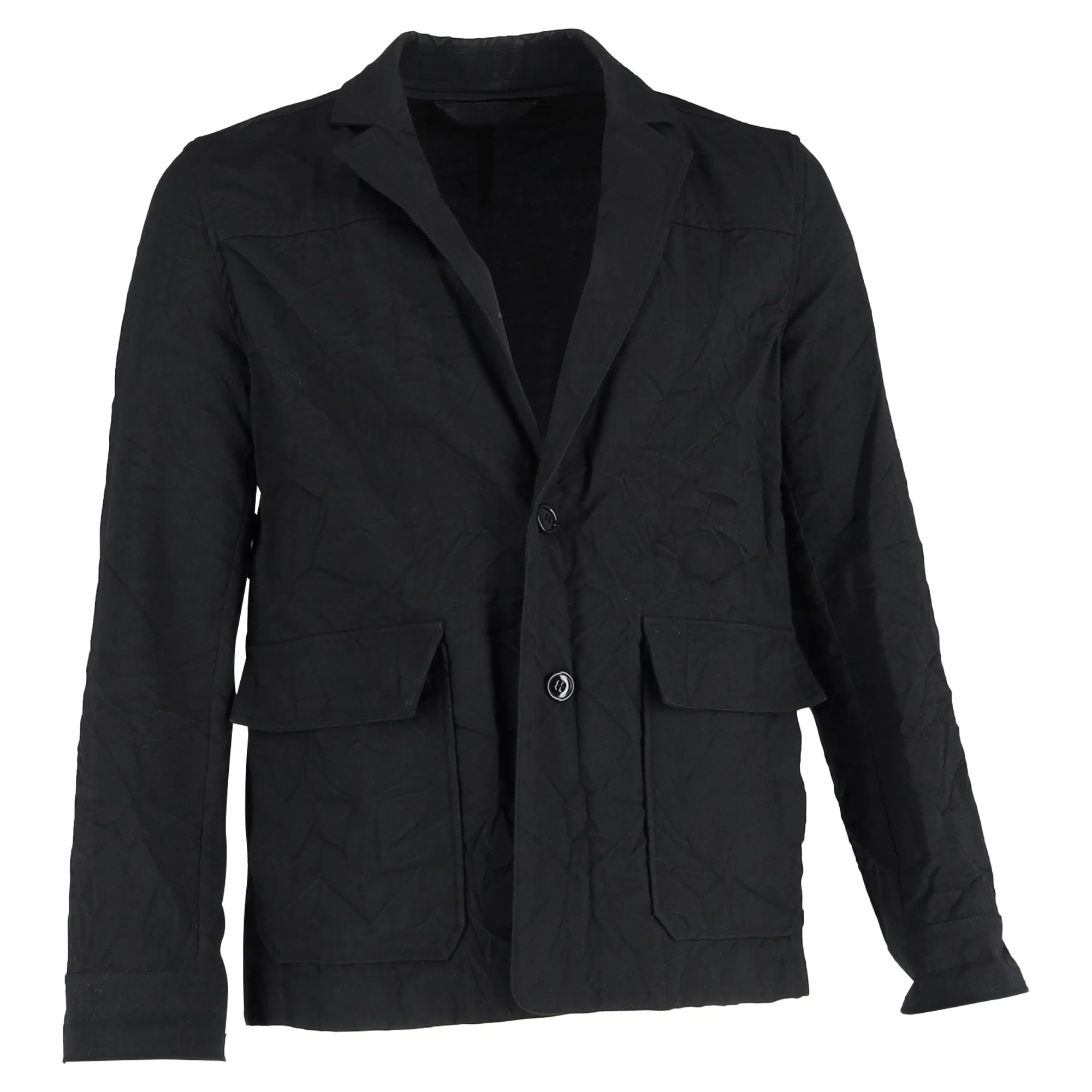 Men's Acne Studios Workwear Tailored Jacket In Black Cotton