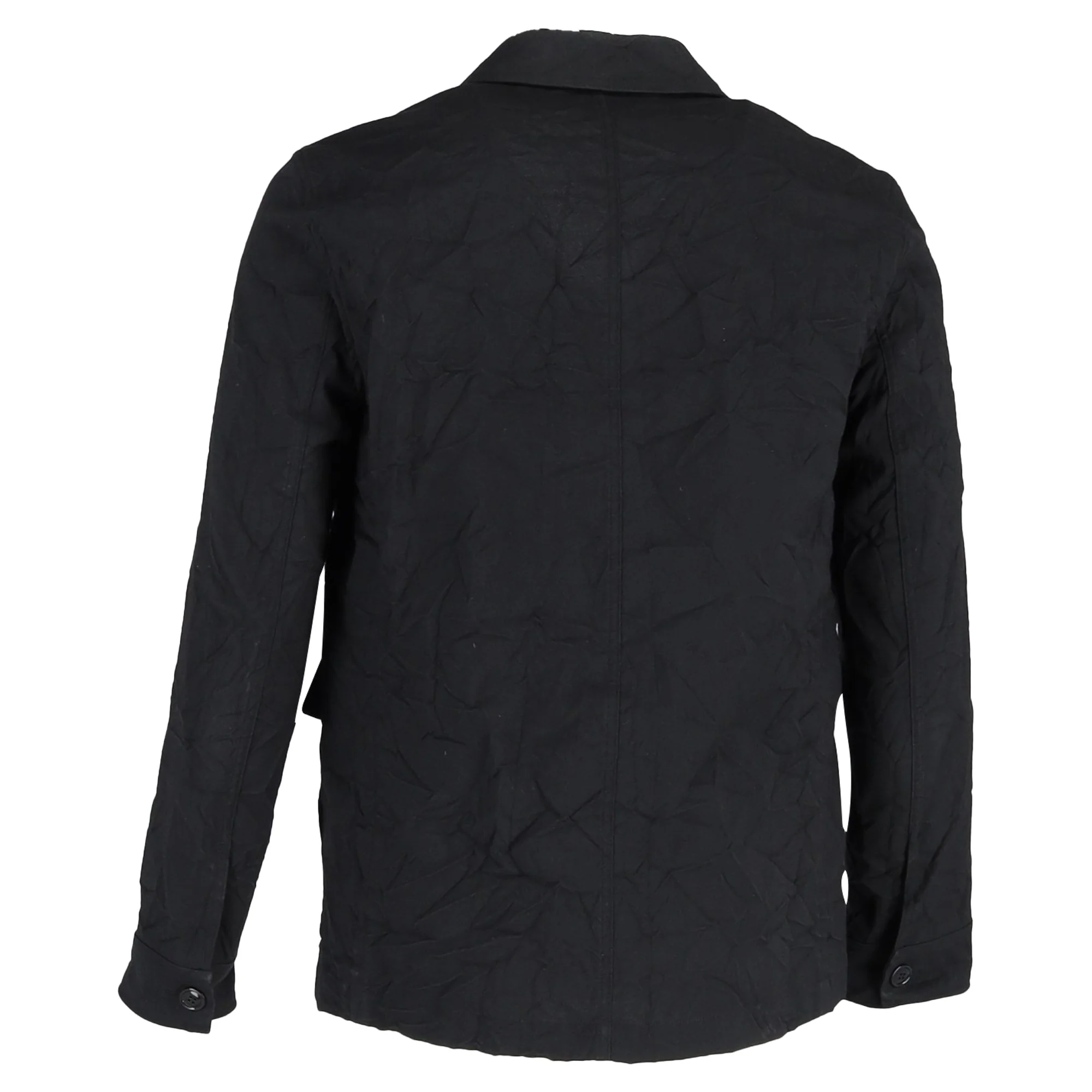Men's Acne Studios Workwear Tailored Jacket In Black Cotton - Image 3