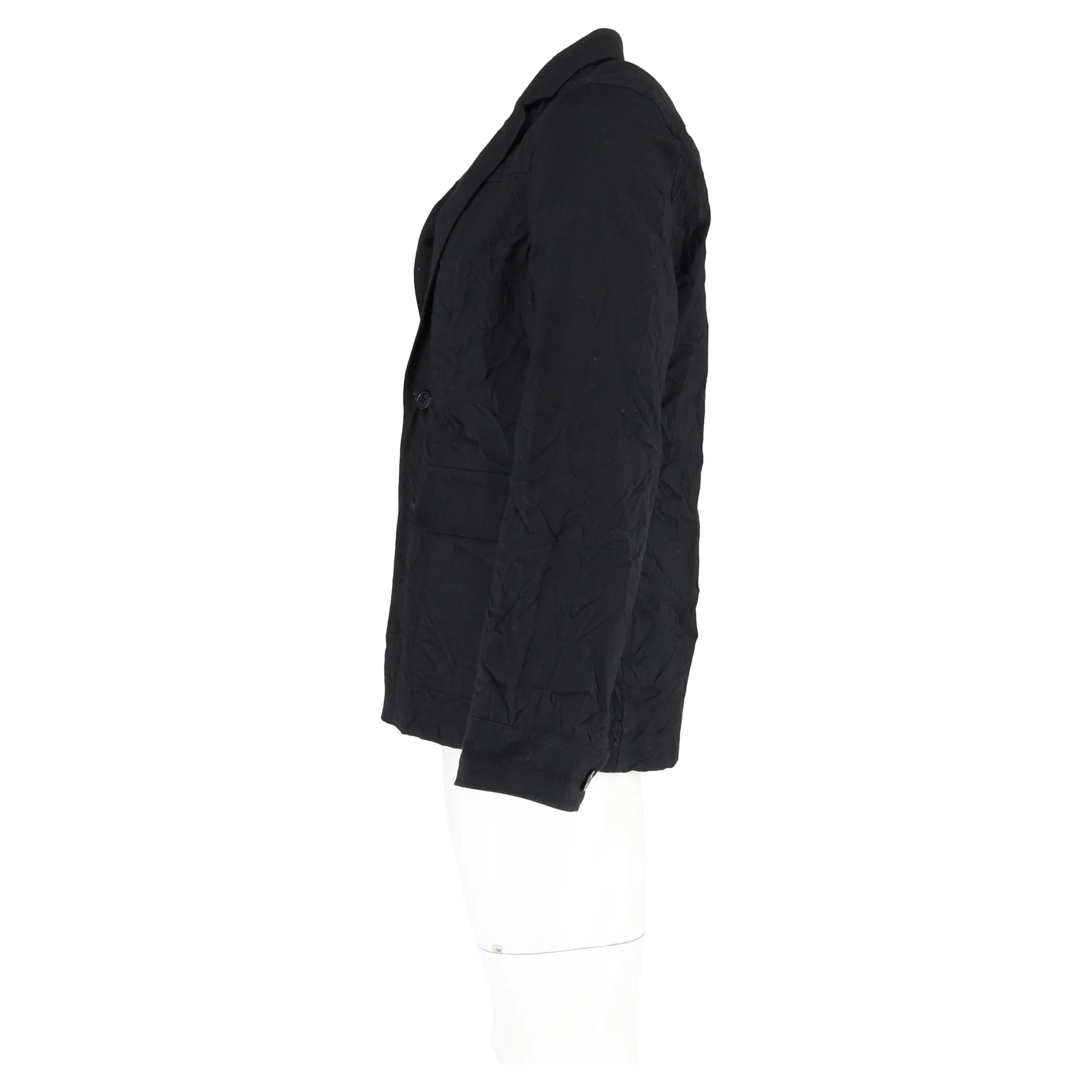 Men's Acne Studios Workwear Tailored Jacket In Black Cotton - Image 5