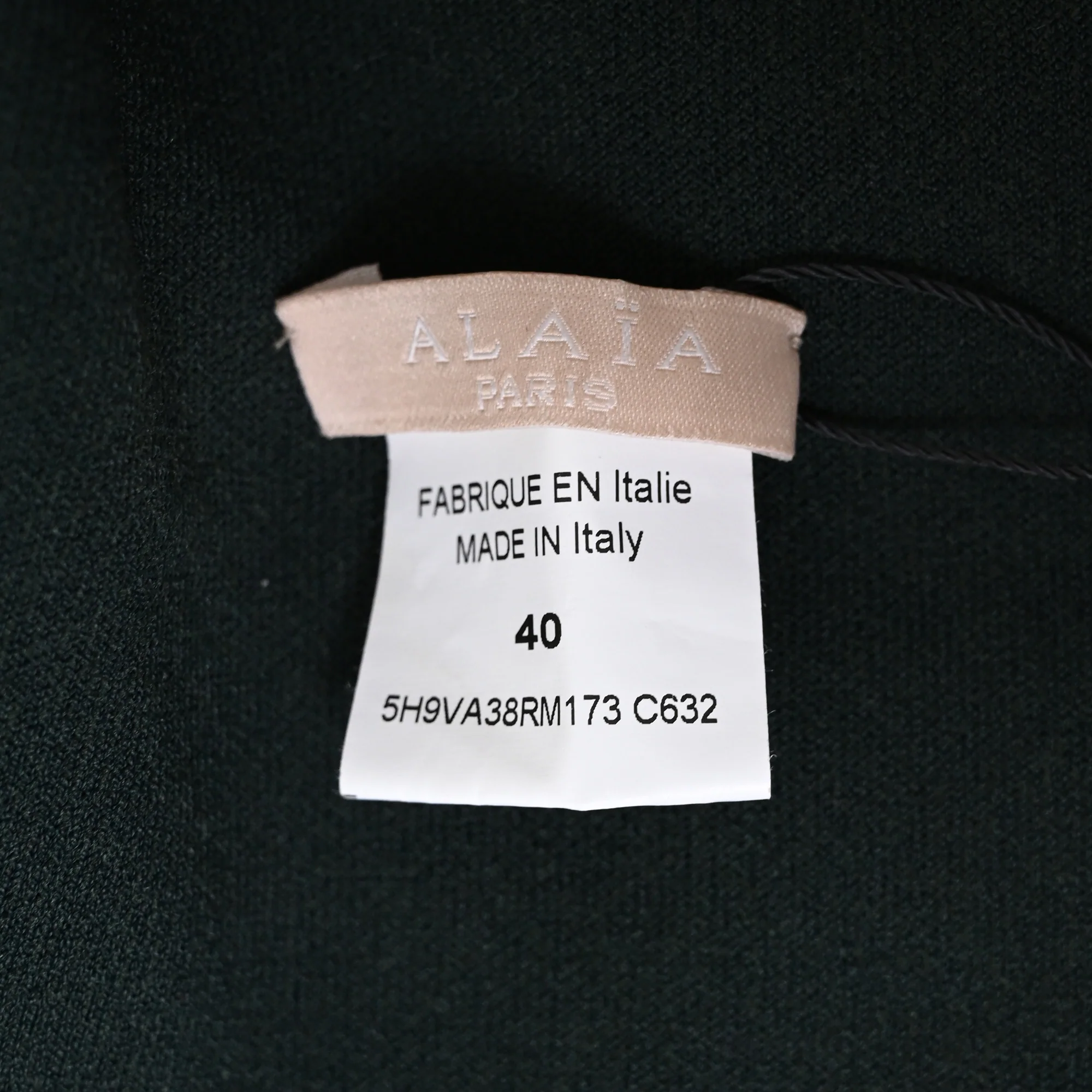 Women's Alaïa Patterned Zip-Up Cardigan in Black Wool - Image 4