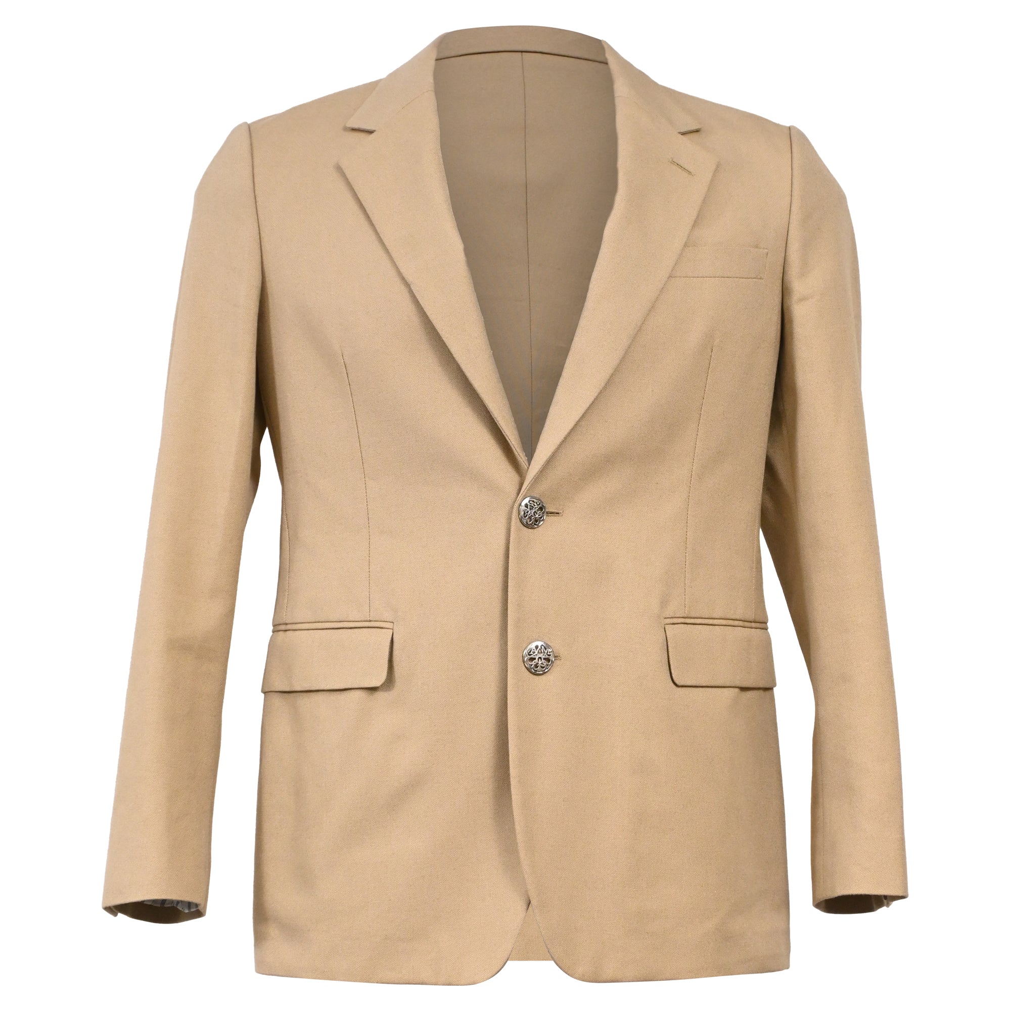 Men's Alexander McQueen Two Piece Suit in Beige Cotton - Image 2