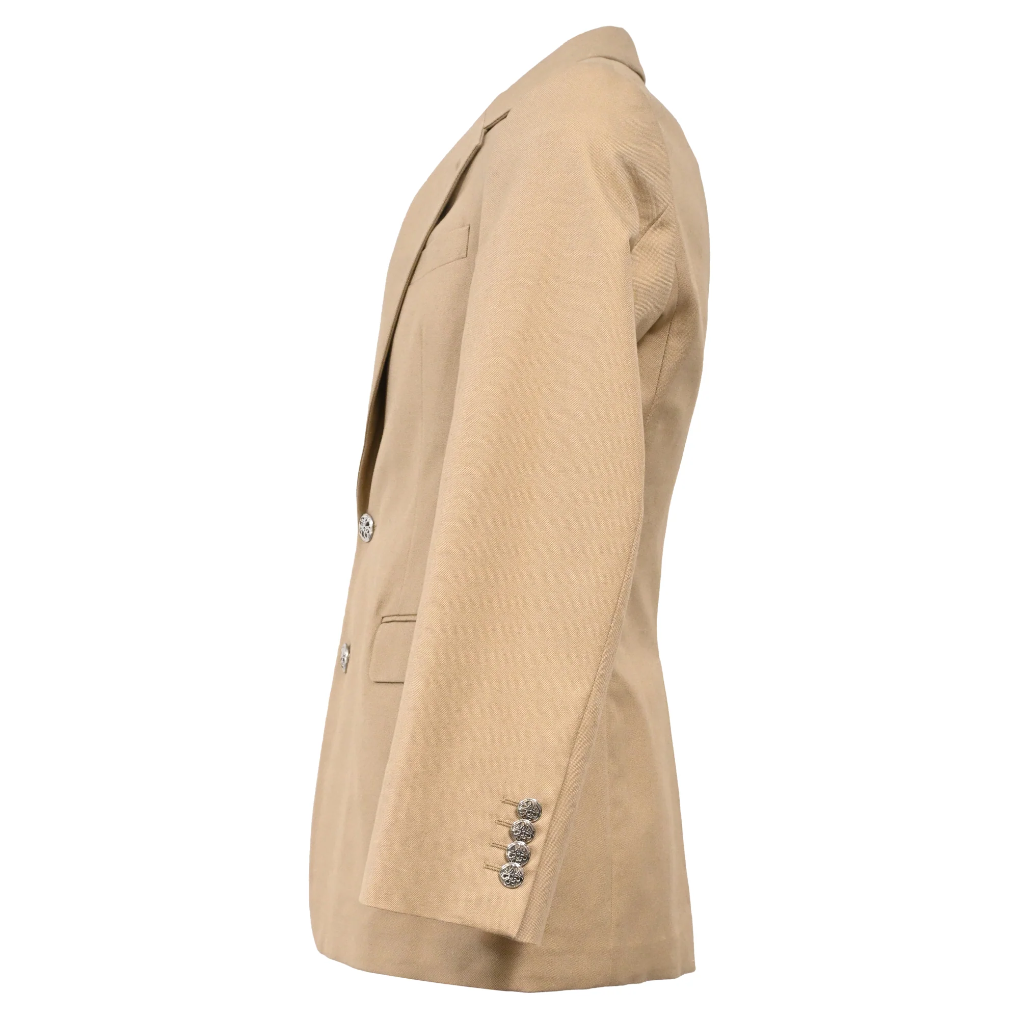 Men's Alexander McQueen Two Piece Suit in Beige Cotton - Image 6