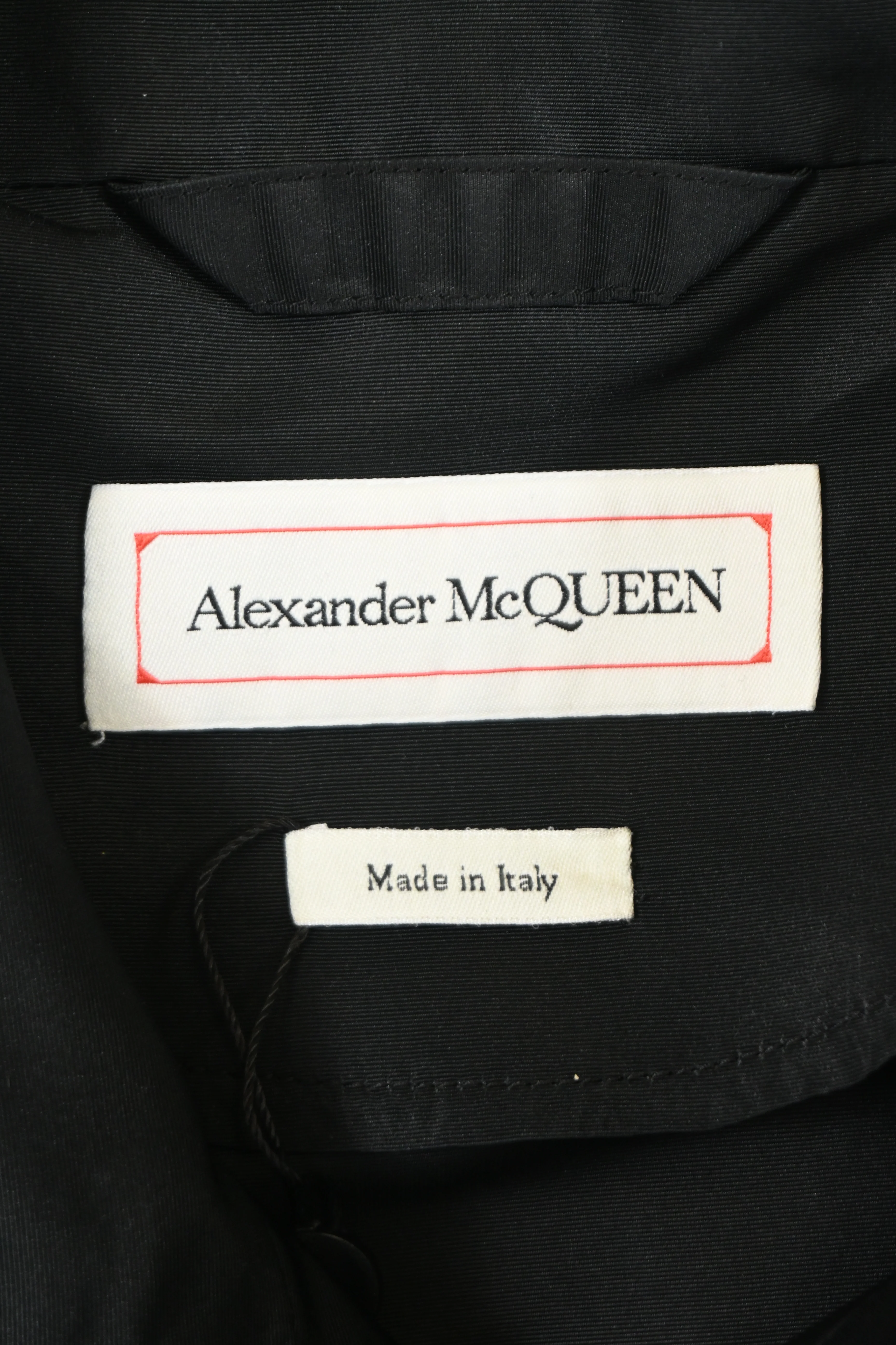 Men's Alexander McQueen Zipped Jacket in Black Nylon - Image 10