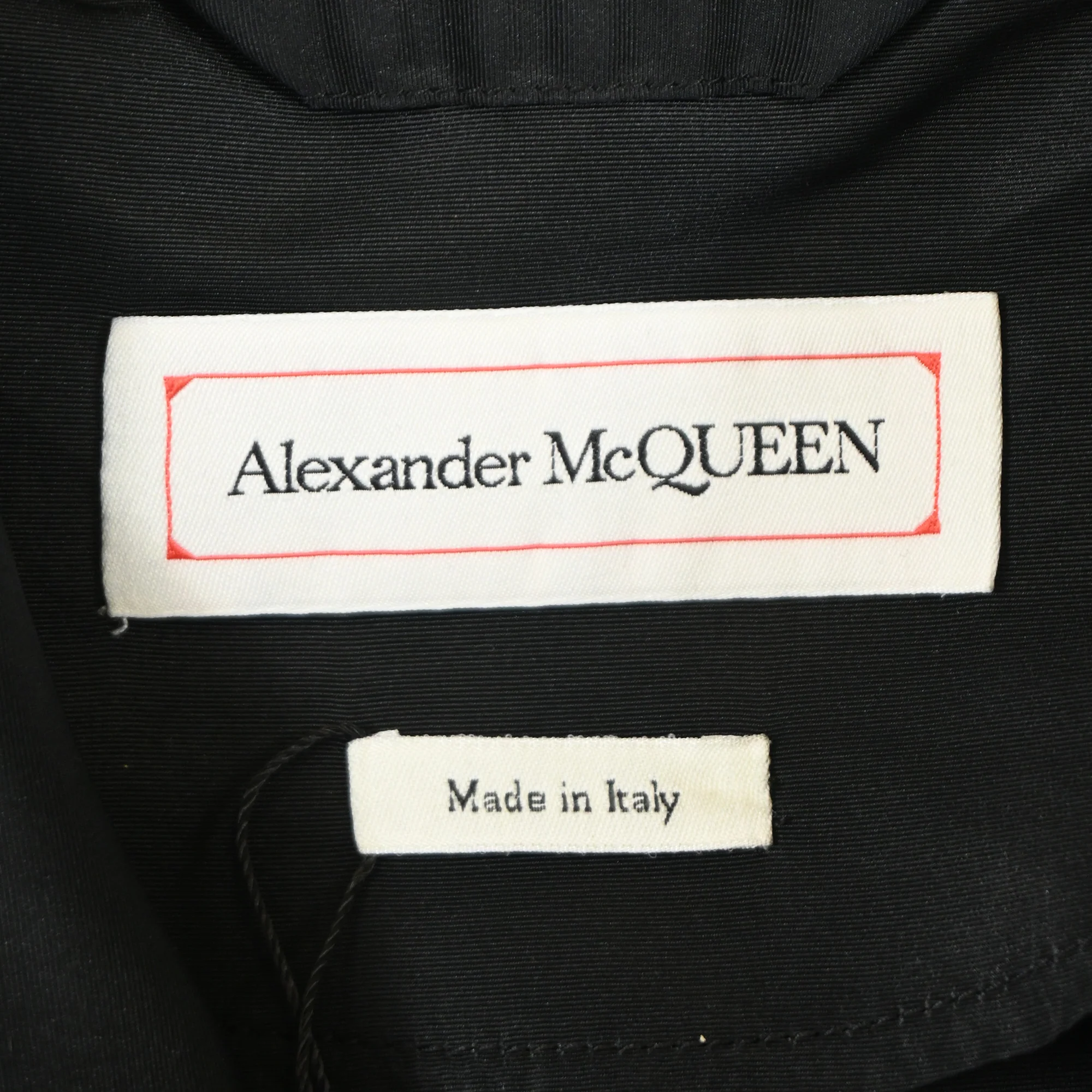 Men's Alexander McQueen Zipped Jacket in Black Nylon - Image 4