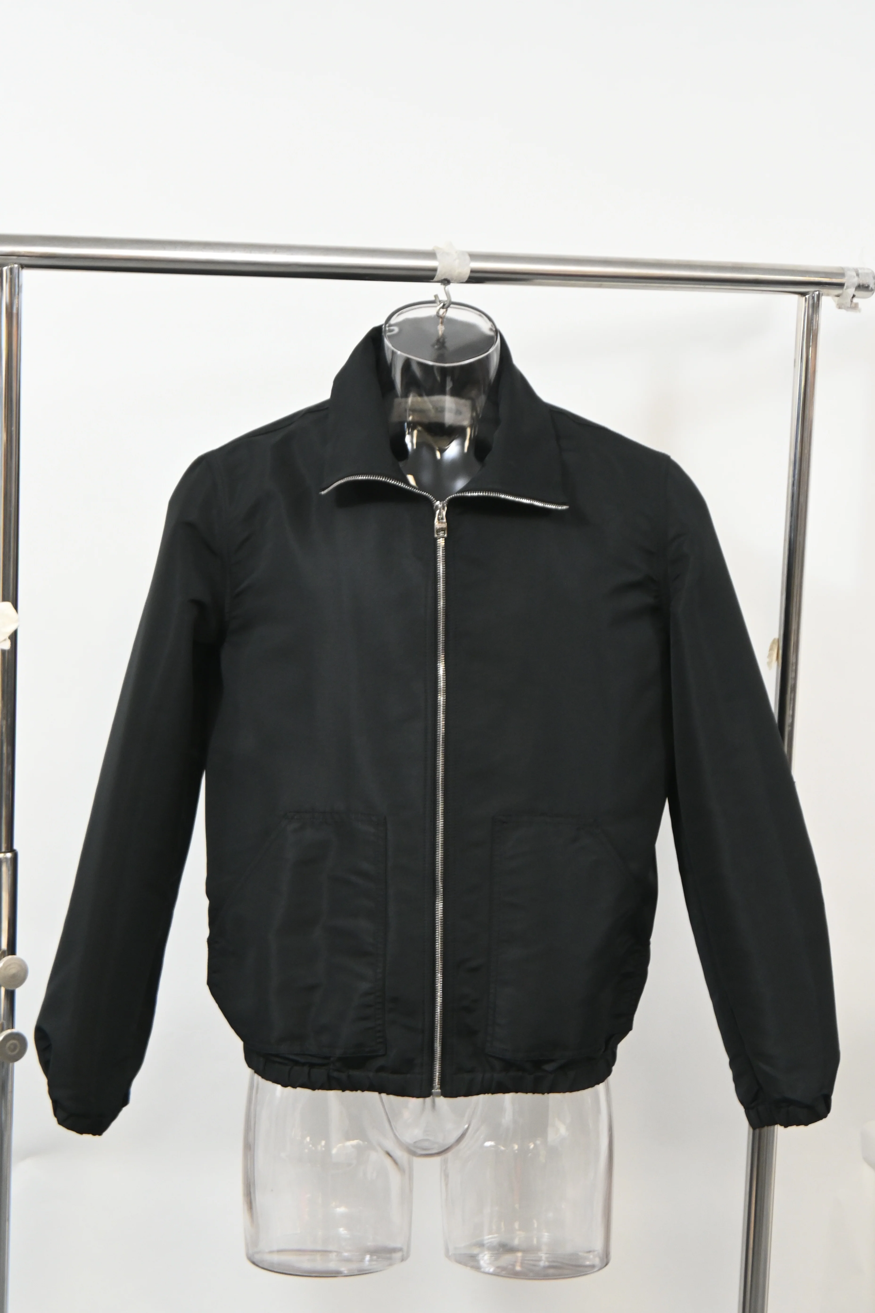 Men's Alexander McQueen Zipped Jacket in Black Nylon - Image 7