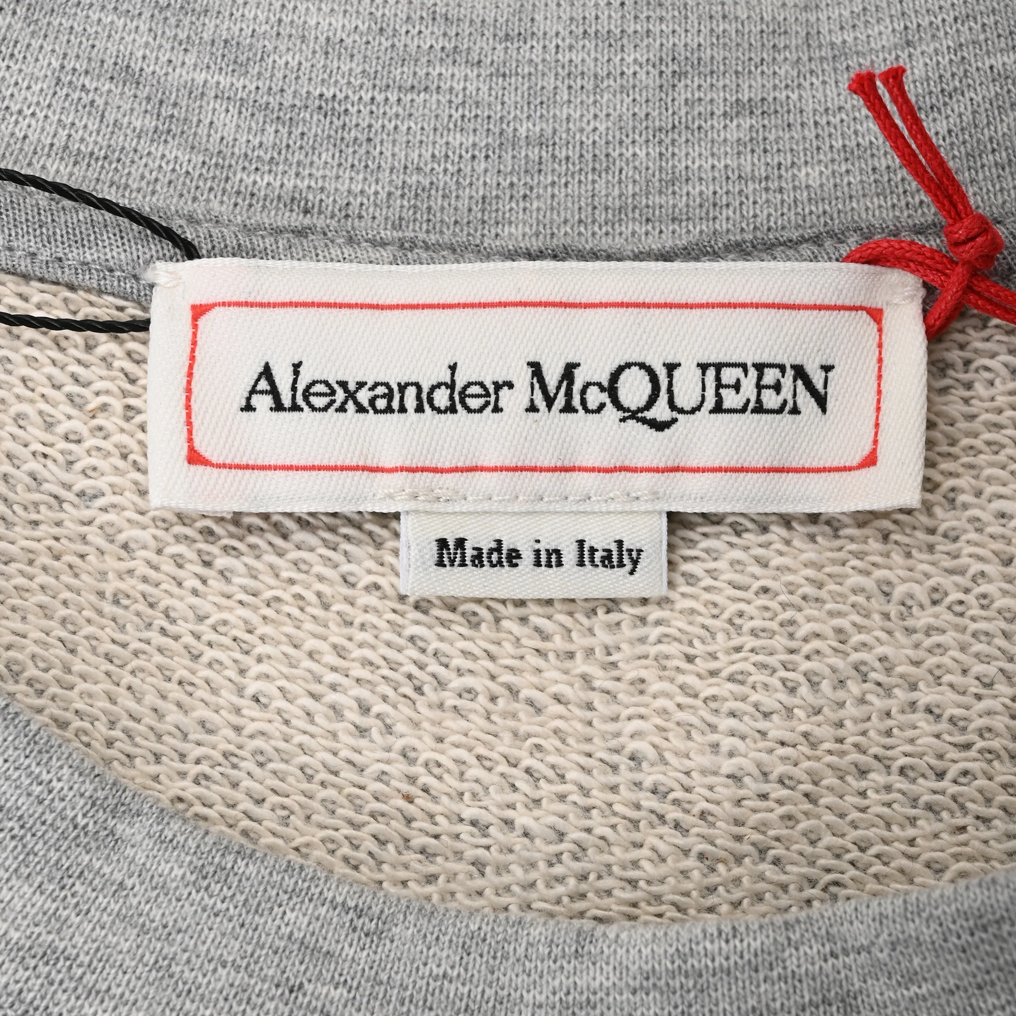 Men's Alexander Mcqueen Graffiti Sweatshirt in Grey Cotton - Image 4