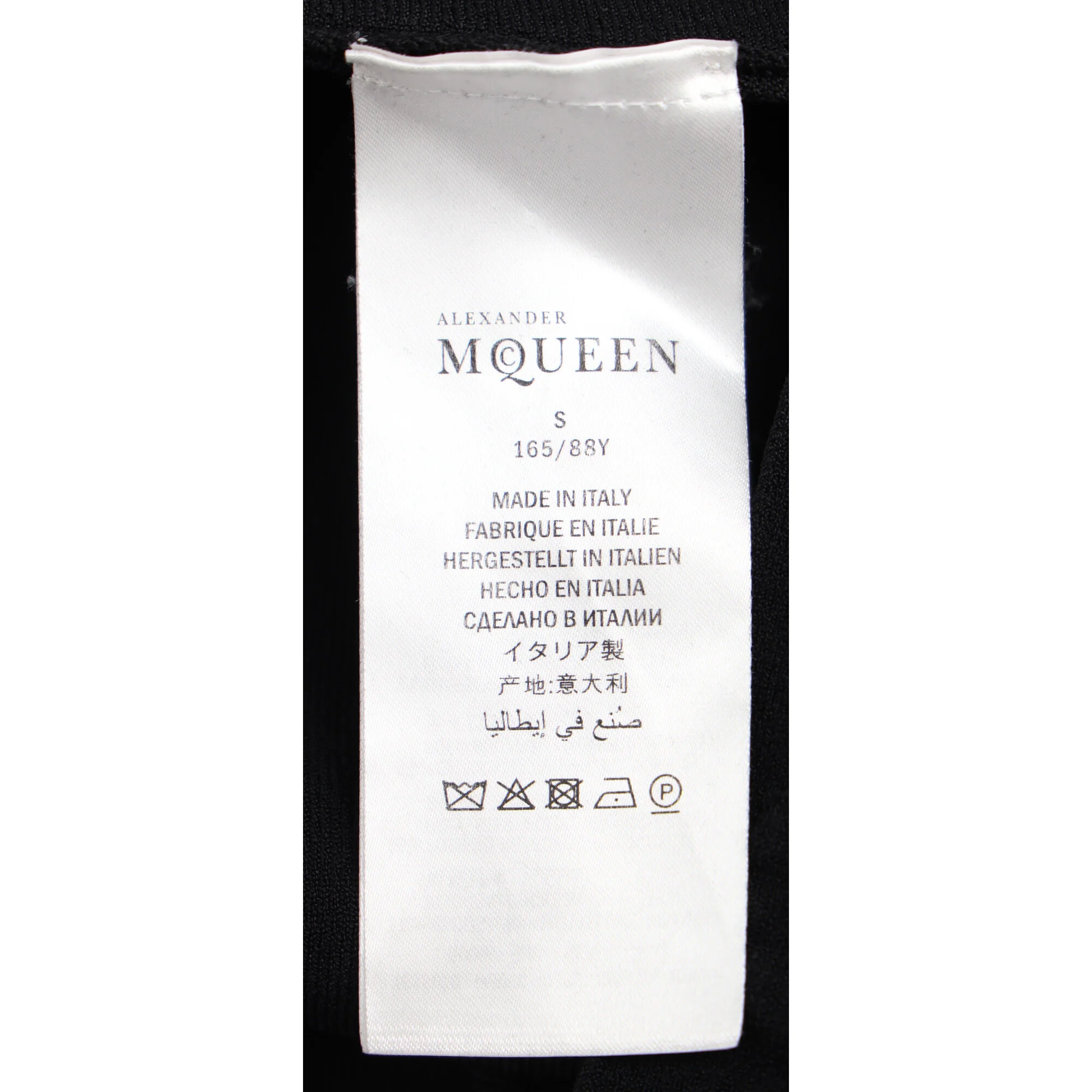Women's Alexander McQueen Fit And Flare Mini Dress in Black Viscose - Image 5