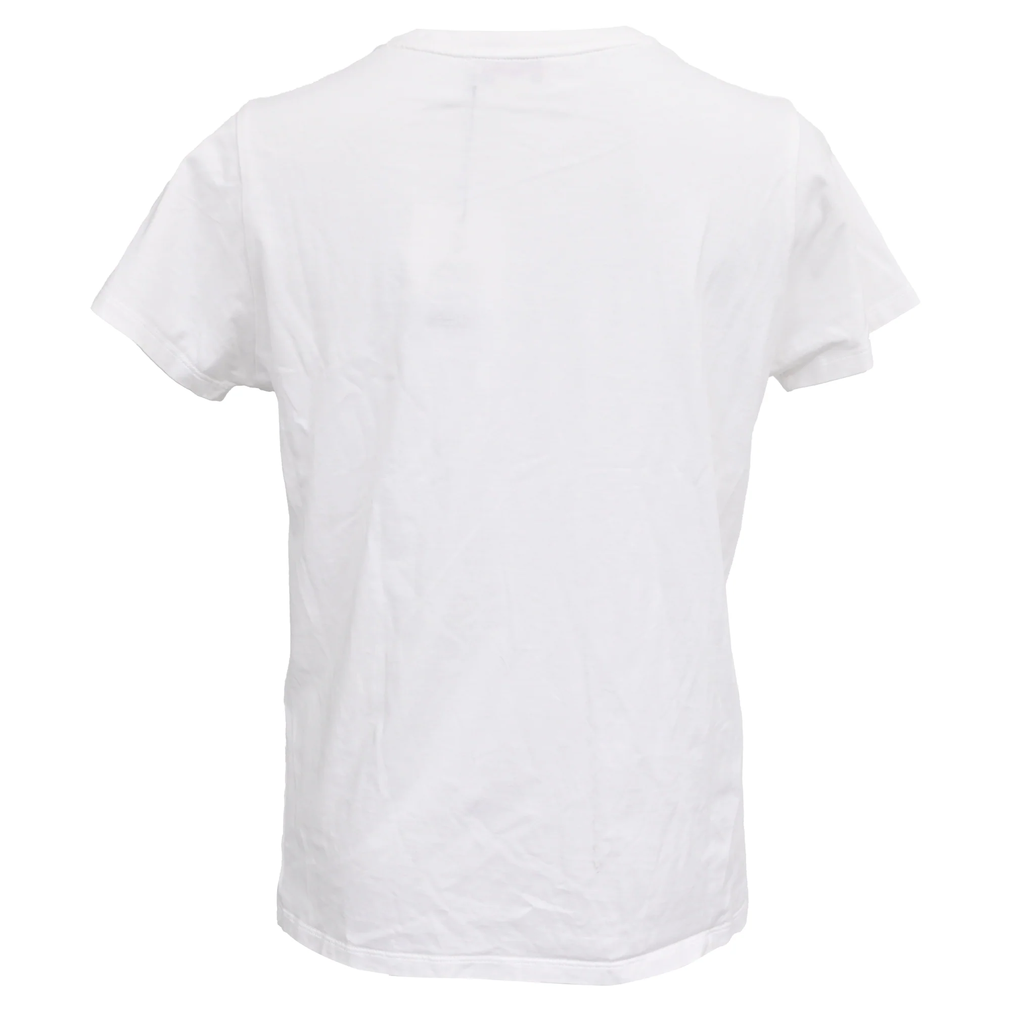 Women's Alexander McQueen Skull Printed T-Shirt in White Cotton - Image 3