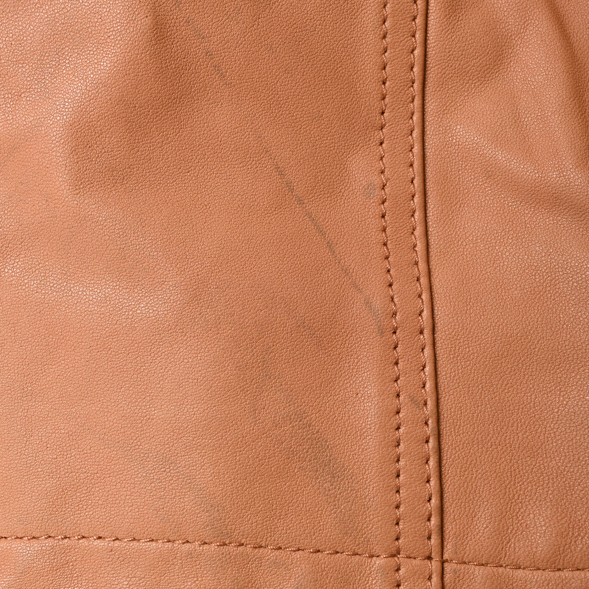 Women's Alexander Mcqueen Zip-Up Biker Jacket in Brown Leather - Image 7