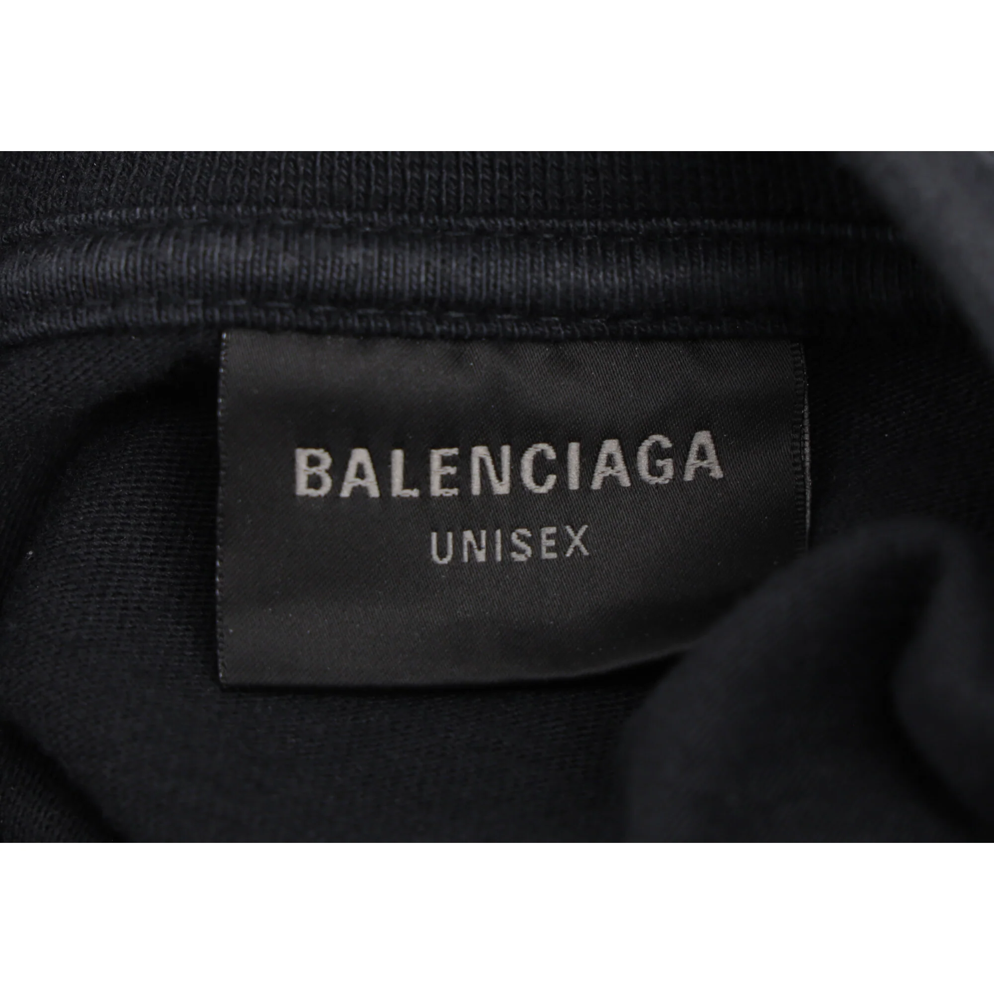 Men's Balenciaga DIY Metal Printed Sweatshirt in Black Cotton - Image 10