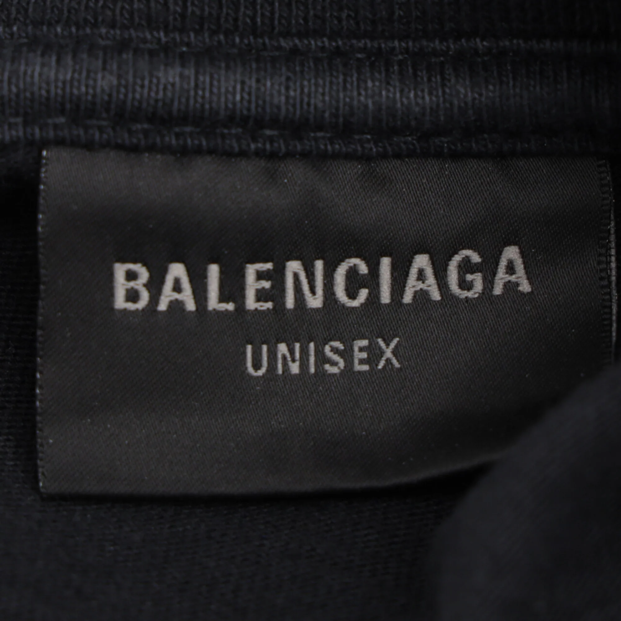 Men's Balenciaga DIY Metal Printed Sweatshirt in Black Cotton - Image 4