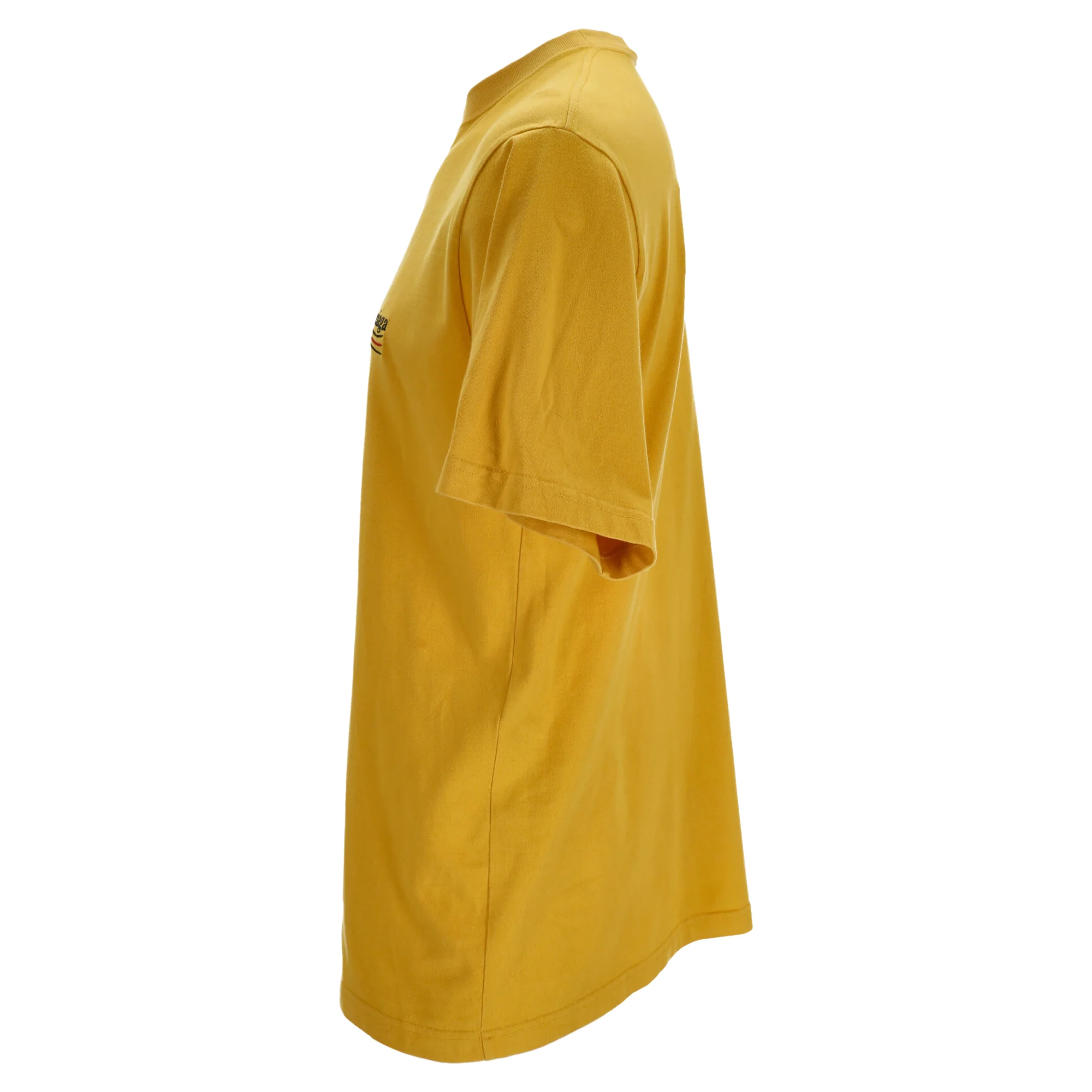 Men's Balenciaga Political Campaign T-shirt in Yellow Cotton - Image 2