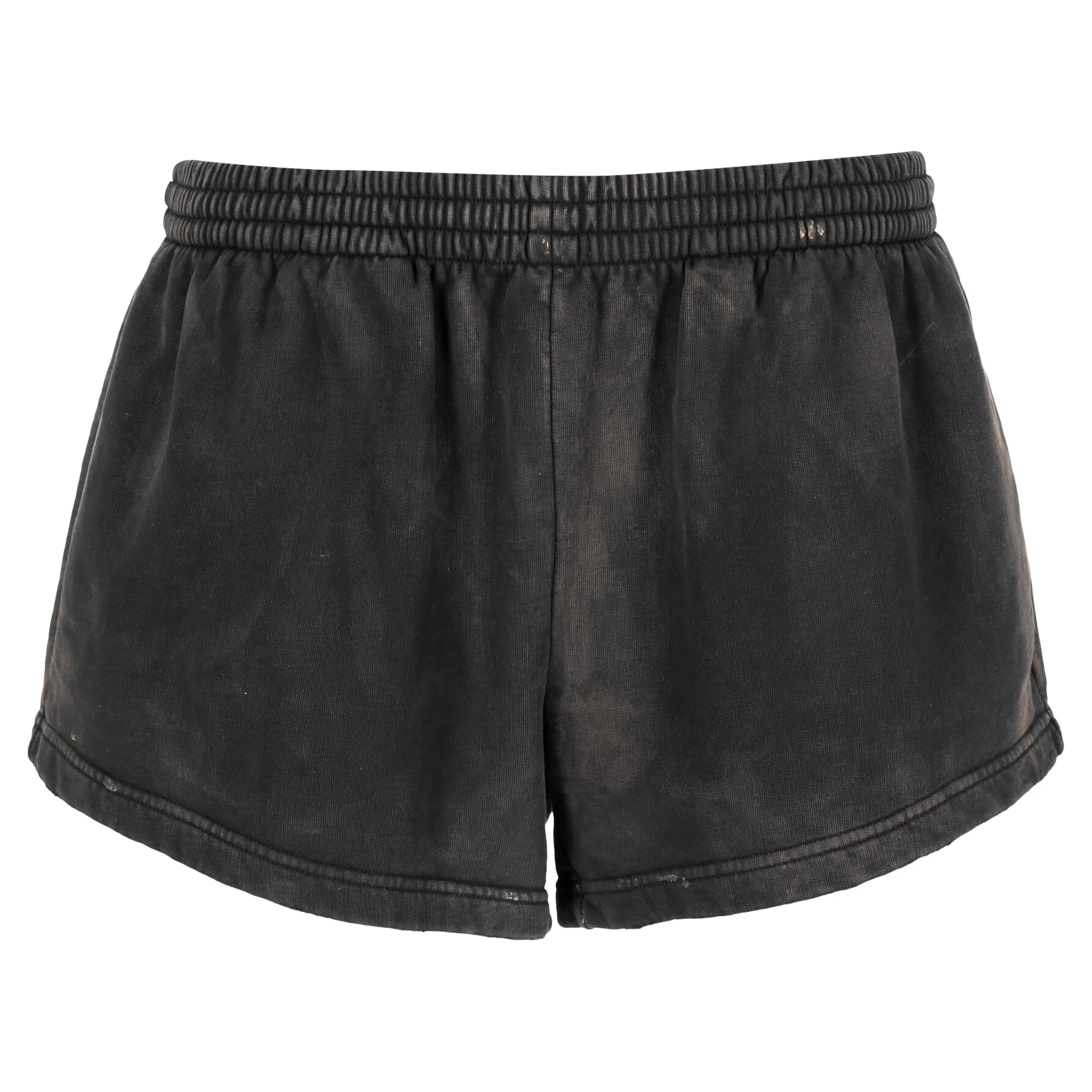 Men's Balenciaga Running Shorts in Grey Cotton