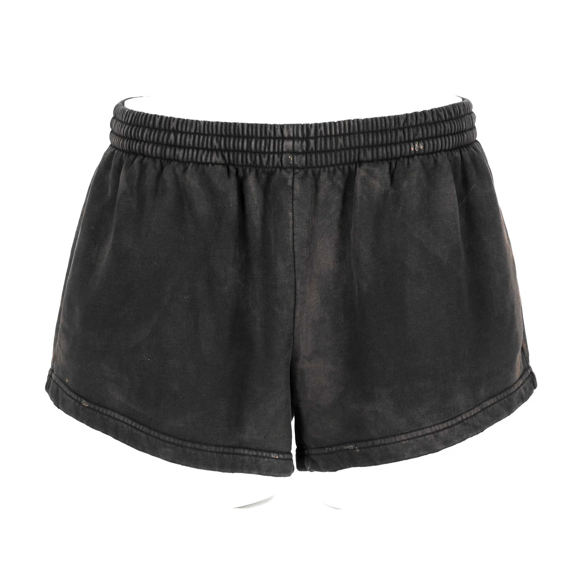 Men's Balenciaga Running Shorts in Grey Cotton - Image 7
