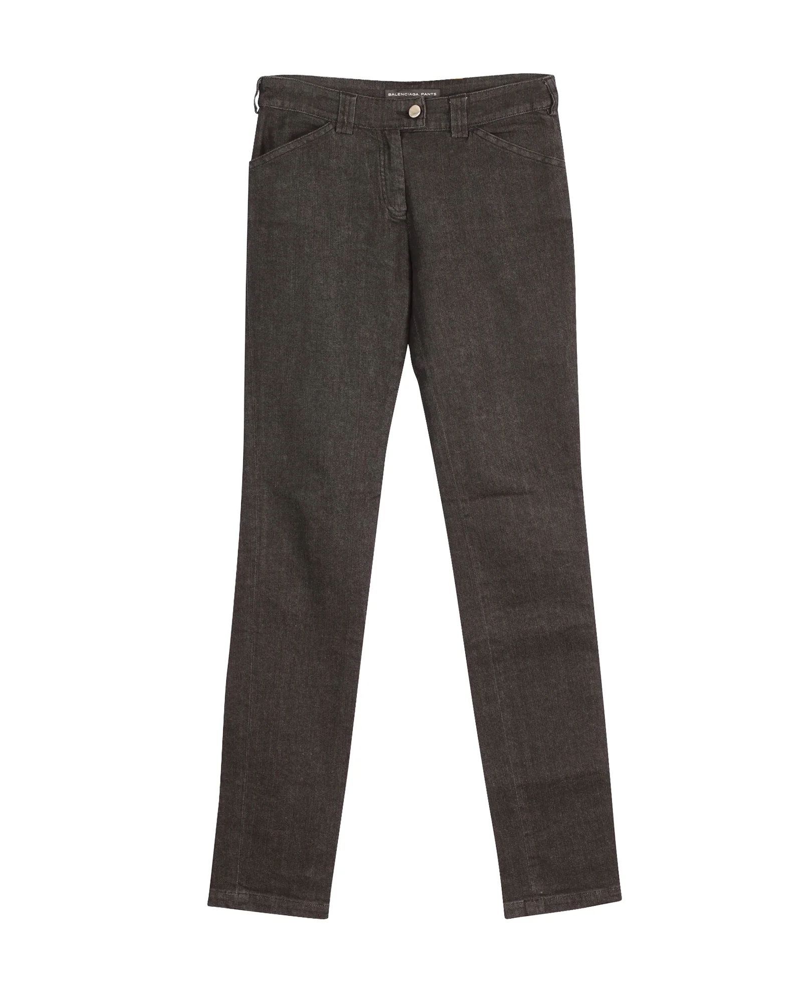Women's Balenciaga Skinny Fit Jeans in Black Cotton