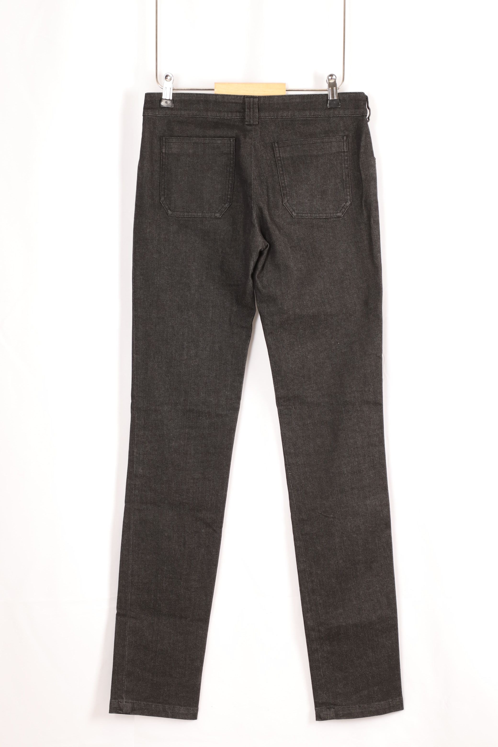Women's Balenciaga Skinny Fit Jeans in Black Cotton - Image 4