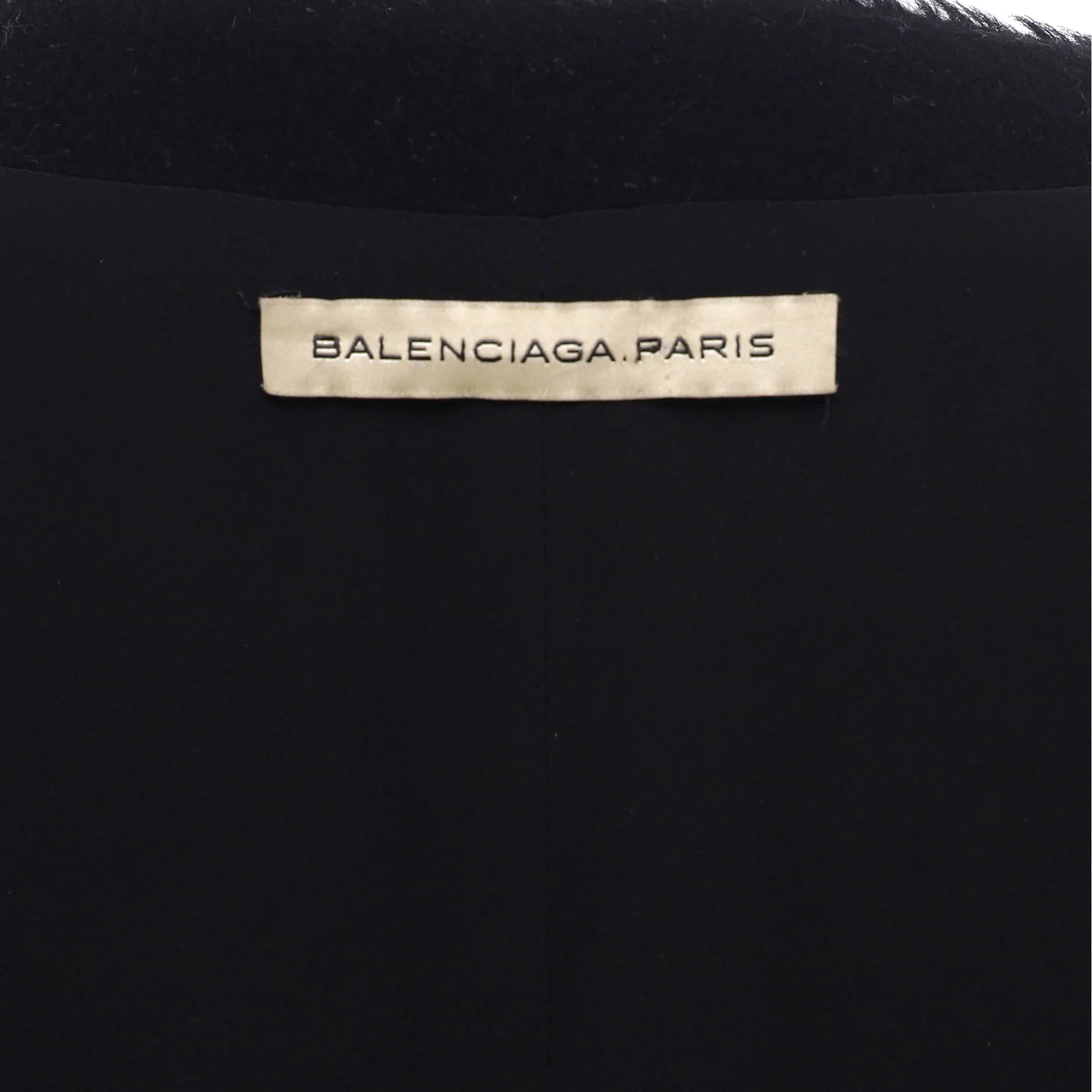 Women's Collarless Button Up Jacket Wool and Alpaca Blend - Image 3